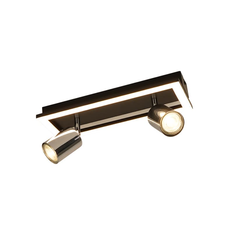 NETTLIFE 2- liekkinen GU10 moderni lämmin valkoinen säädettävä LED - kattospotti 12W – Nettlife