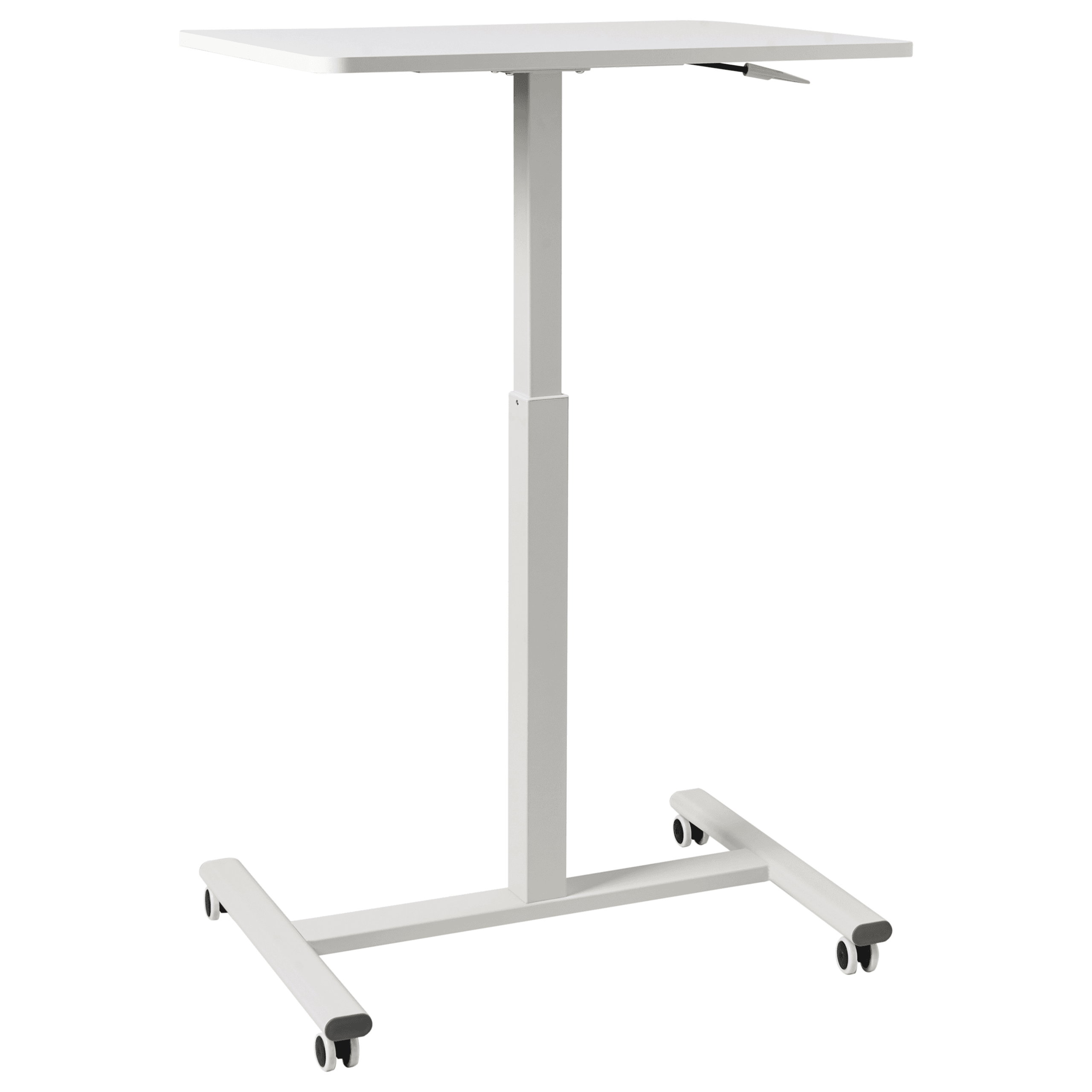 Manuaalisesti säädettävä kannettavan jalusta ACADEMIA Valkoinen 65 cm 48 cm – Beliani