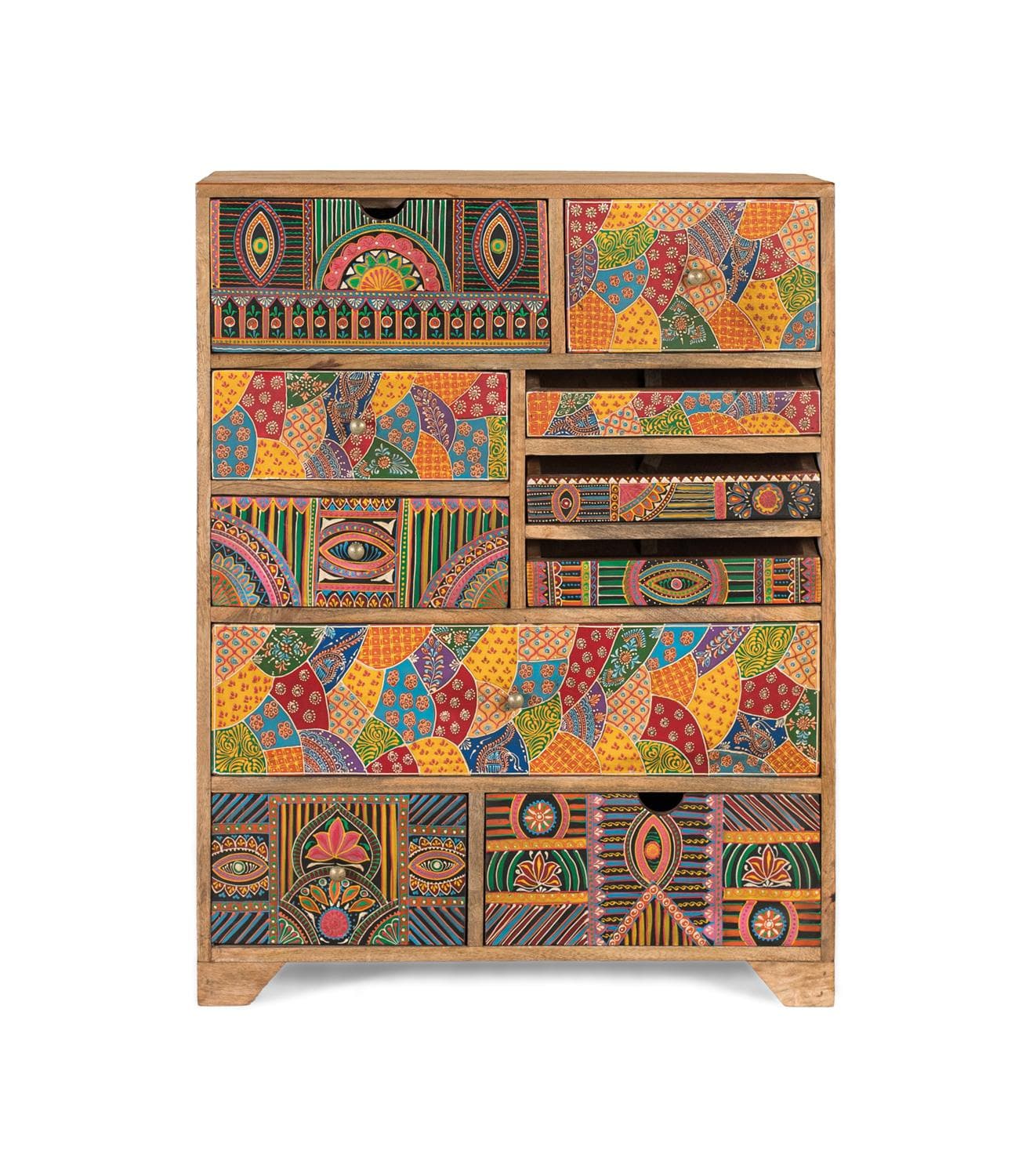 Korkea senkki, valmistettu massiivimangopuusta, 90 cm korkea – Giner y Colomer