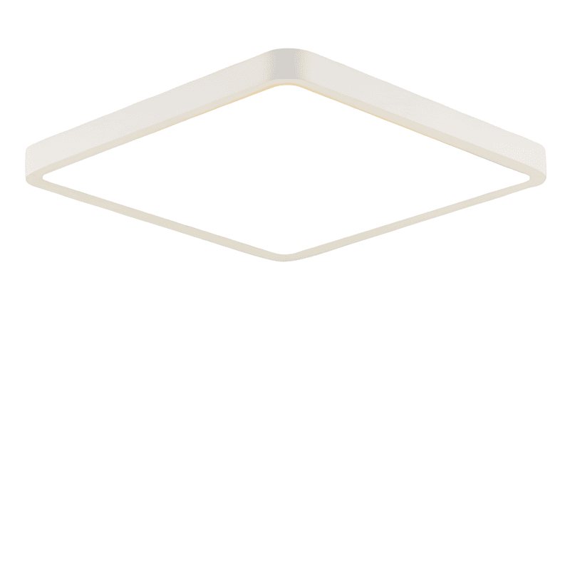 NETTLIFE litteä, LED - kattovalaisin, 23CM, 3000, 18W, neliönmuotoinen, makuuhuoneeseen Valkoinen, LED integroitu, pysyvästi – Nettlife