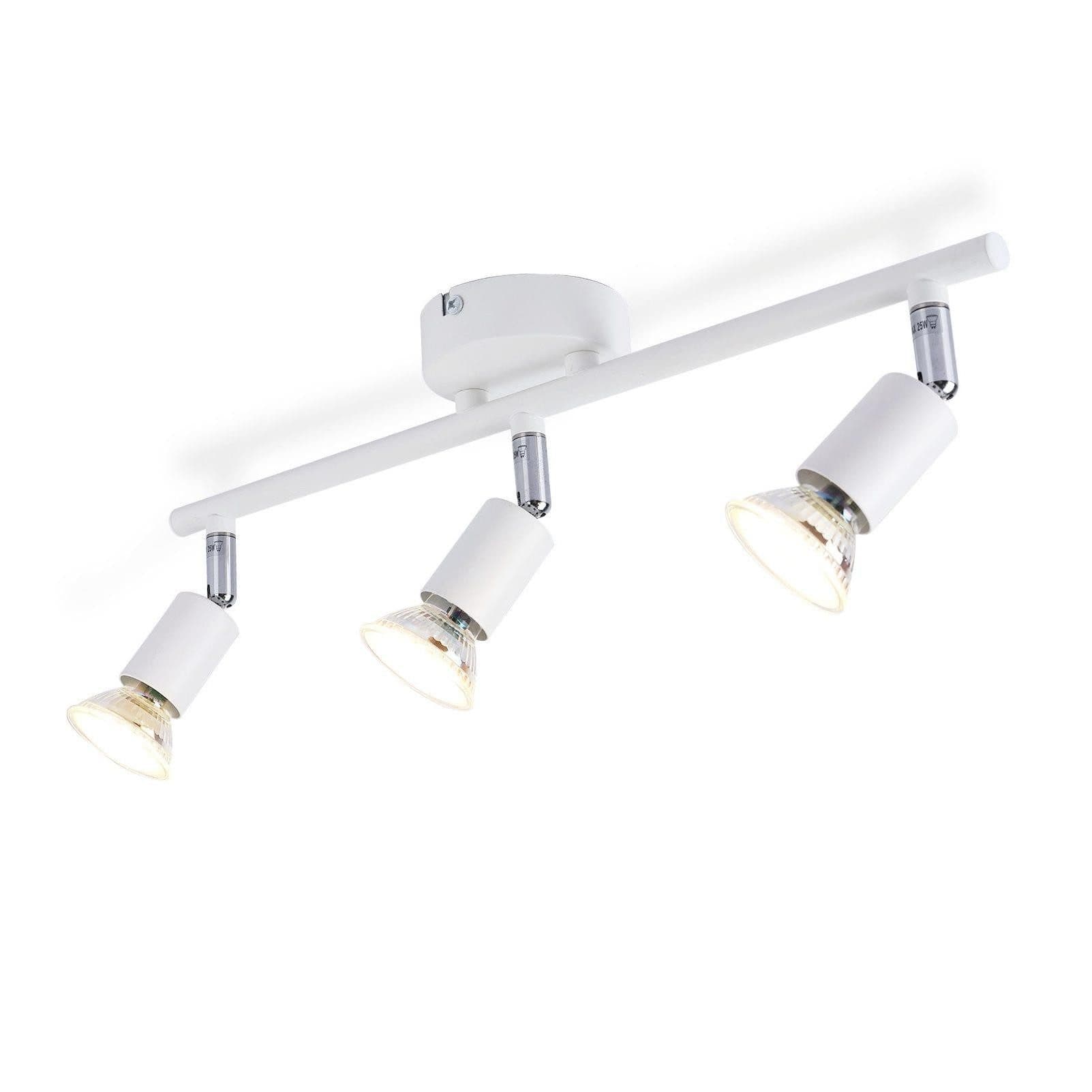 NETTLIFE LED - kattospottivalaisin 3 lamppua - moderni lämmin valkoinen GU10- sisäkattovalaisin