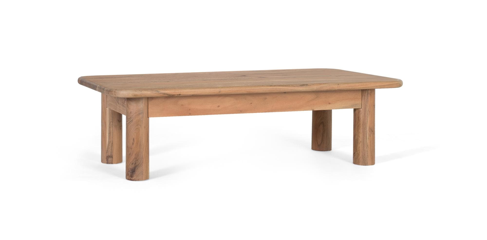 Suorakulmainen sohvapöytä massiiviakasiapuusta – Giner y Colomer