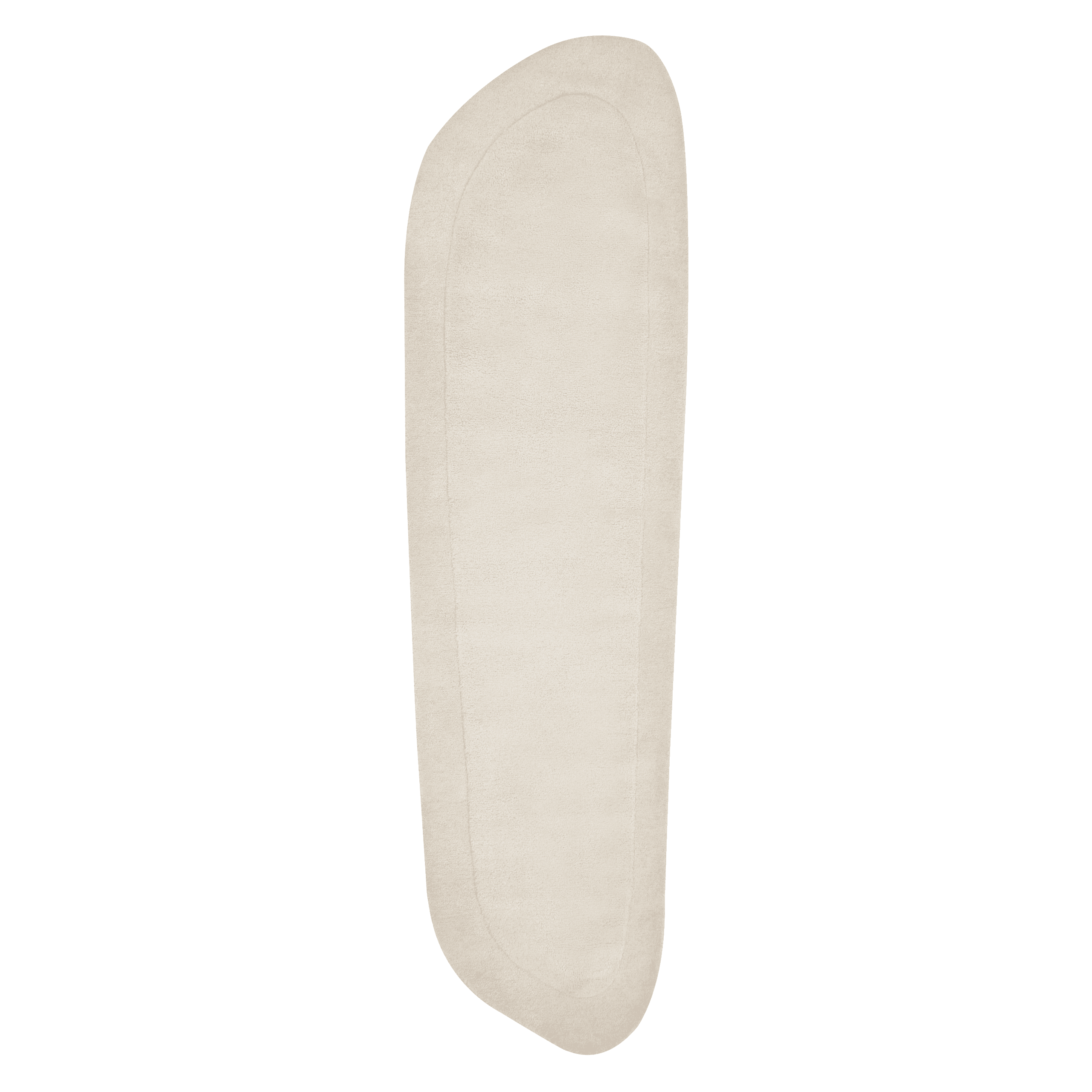 Matto BERANI Vaaleanbeige 80 x 250 cm viskoosi