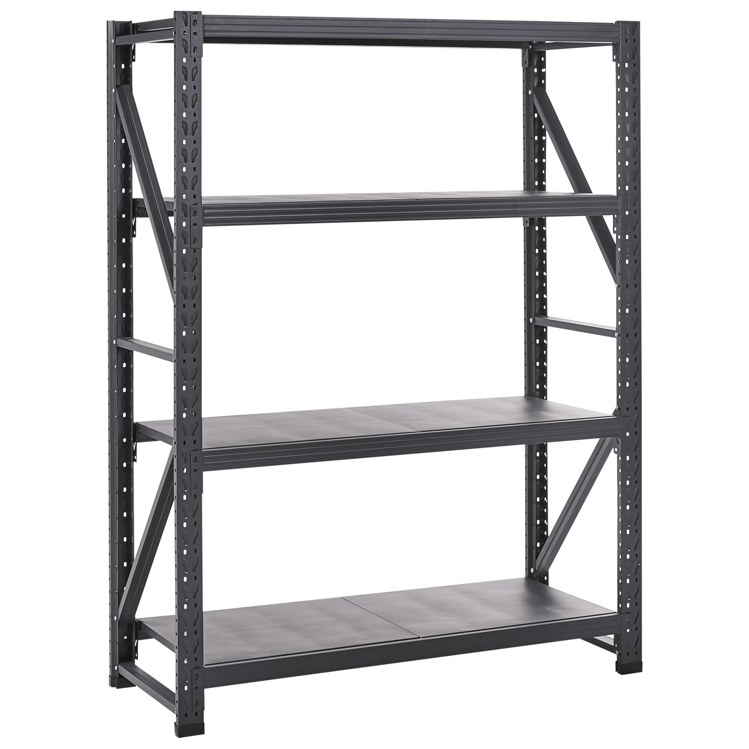 Varastohylly FIUGGI metalli 150 cm 60 cm Musta – Beliani