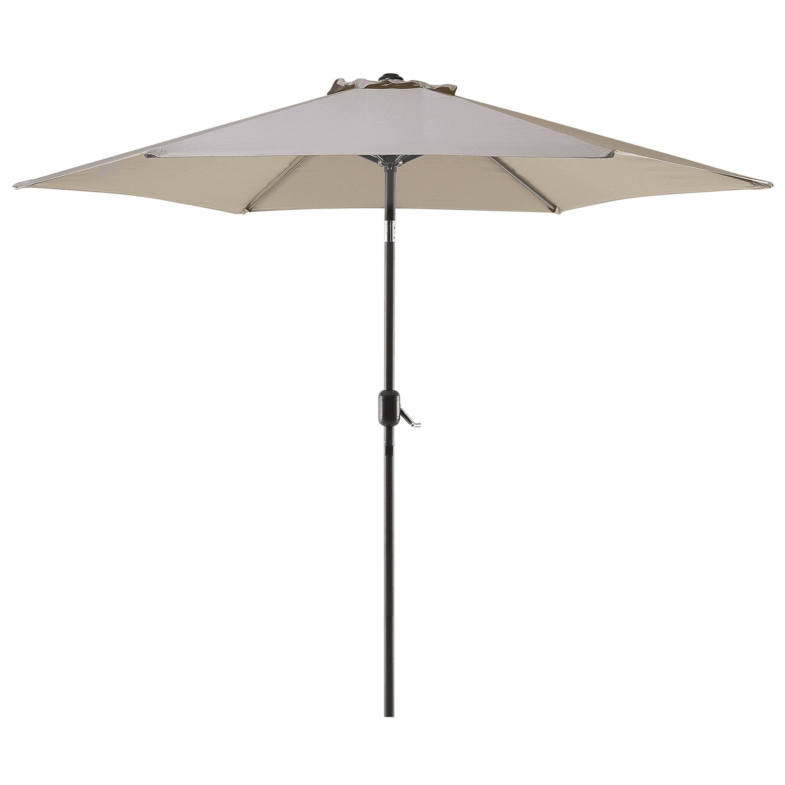 Aurinkovarjo 270 cm VARESE Ruskeanharmaa – Beliani