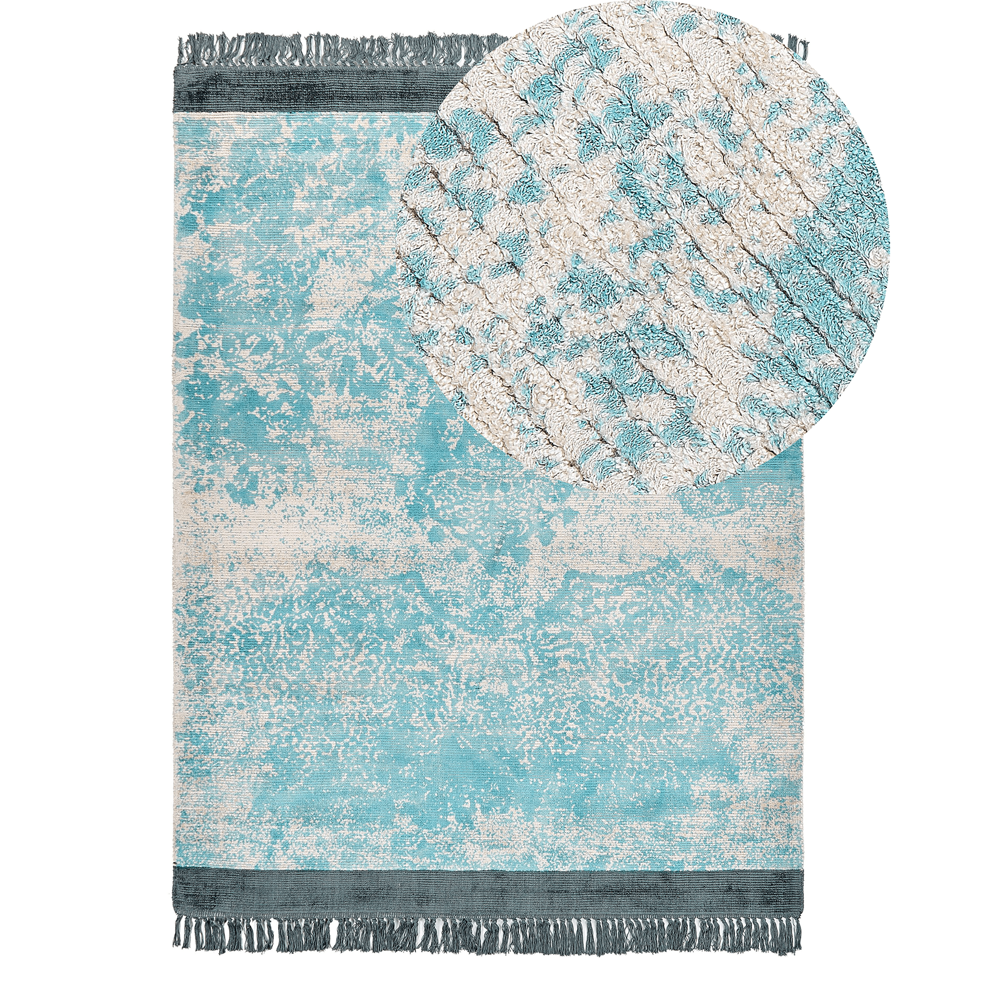 Matto AKARSU Sininen 140 x 200 cm viskoosi