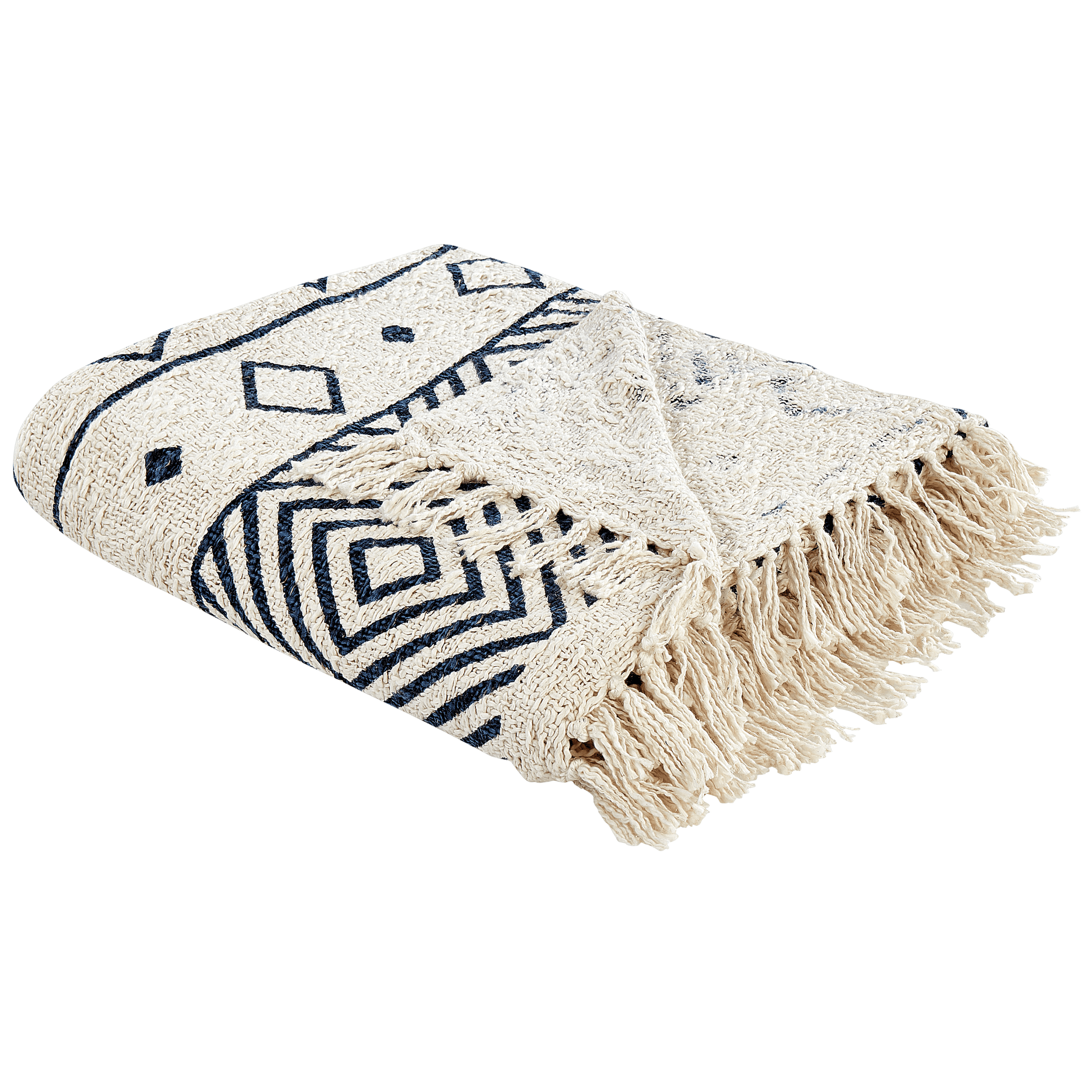 Torkkupeitto NAJUY puuvilla 150 x 200 cm Beige – Beliani