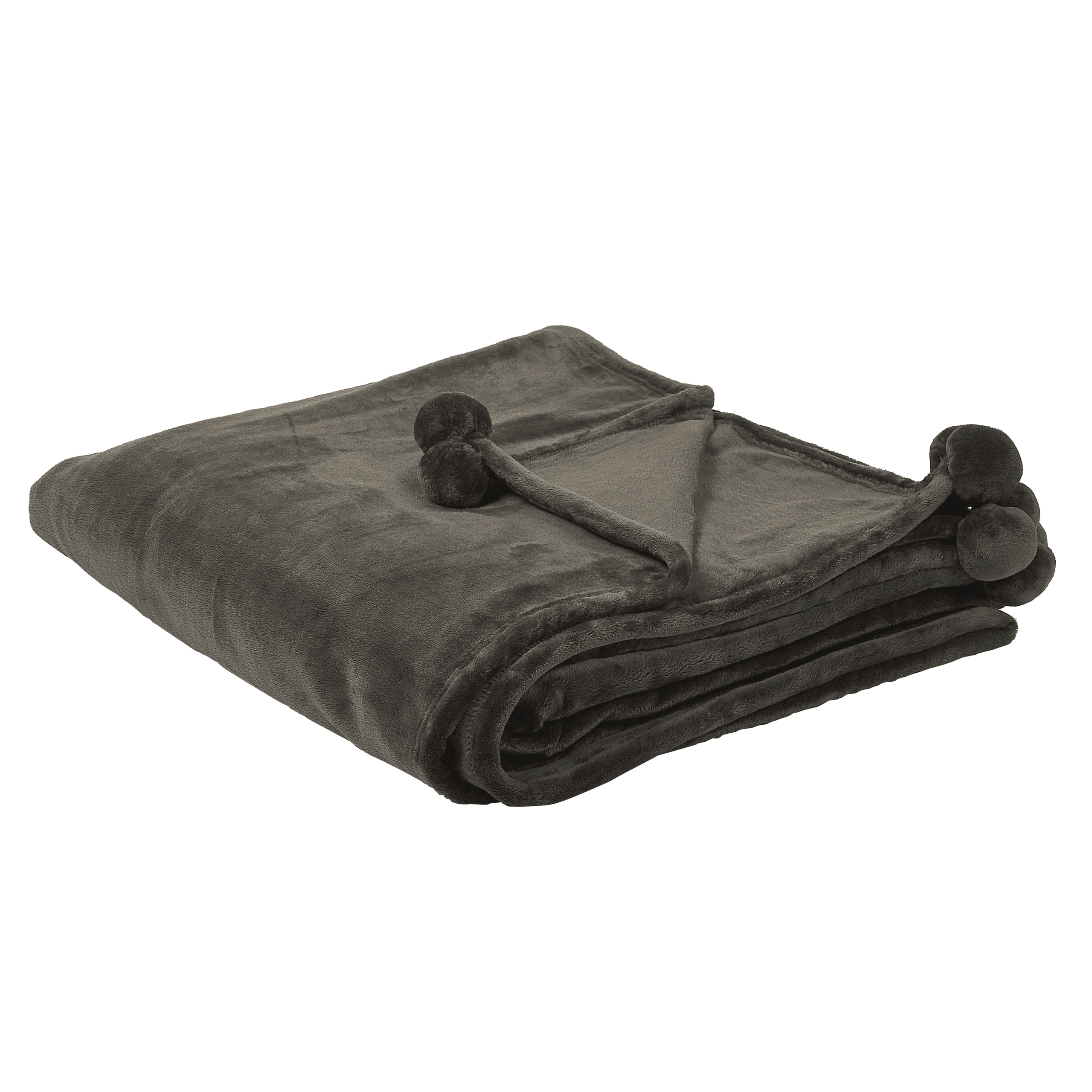 Torkkupeitto TERKE 200 x 220 cm Tummanharmaa – Beliani
