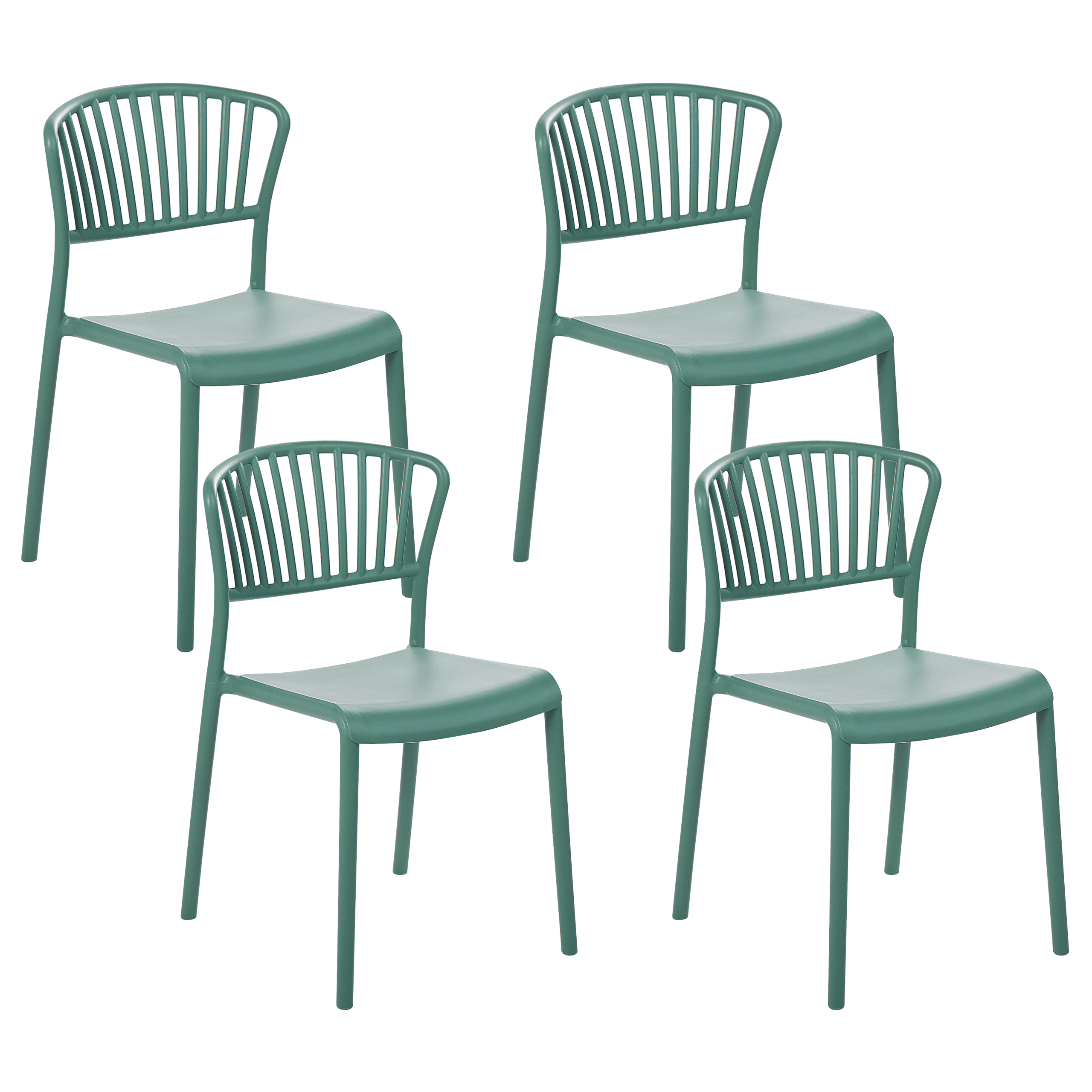 Puutarhatuolisetti 4 kpl GELA Mintunvihreä – Beliani