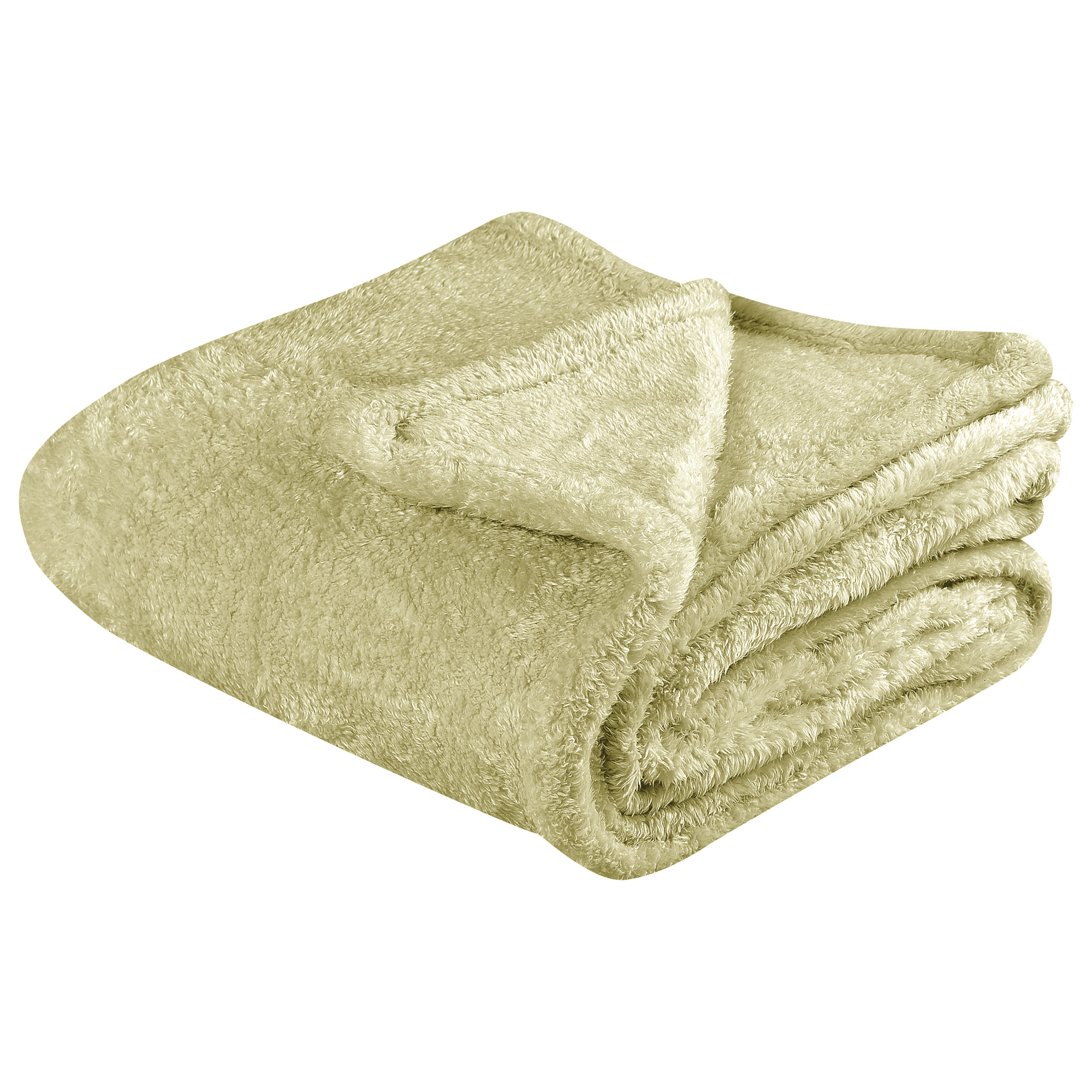 Torkkupeitto NAMDU 125 x 150 cm Oliivinvihreä – Beliani