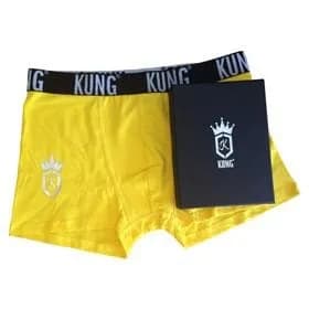 KUNG-kalsarit lahjapakkauksessa, keltaiset, large – KUNG