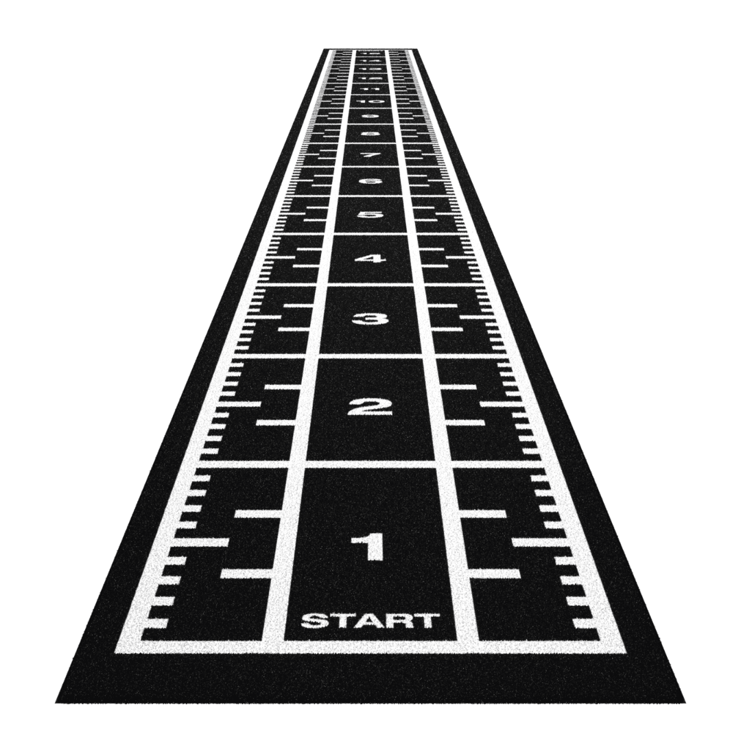 Gymstick Premium Track Ruohomatto 1,33x15,4m - Musta – Gymstick