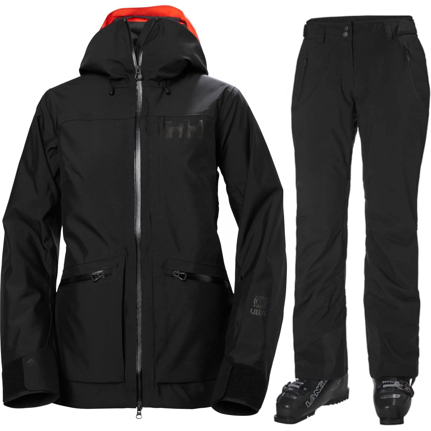 Helly Hansen Powderqueen/Legendary Skiset, Damen, musta – Helly Hansen
