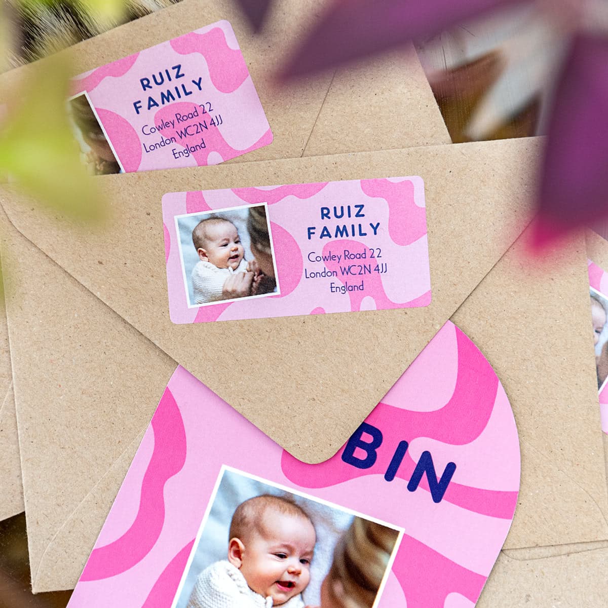 smartphoto Lähettäjän osoitetarrat - 24 kpl – smartphoto