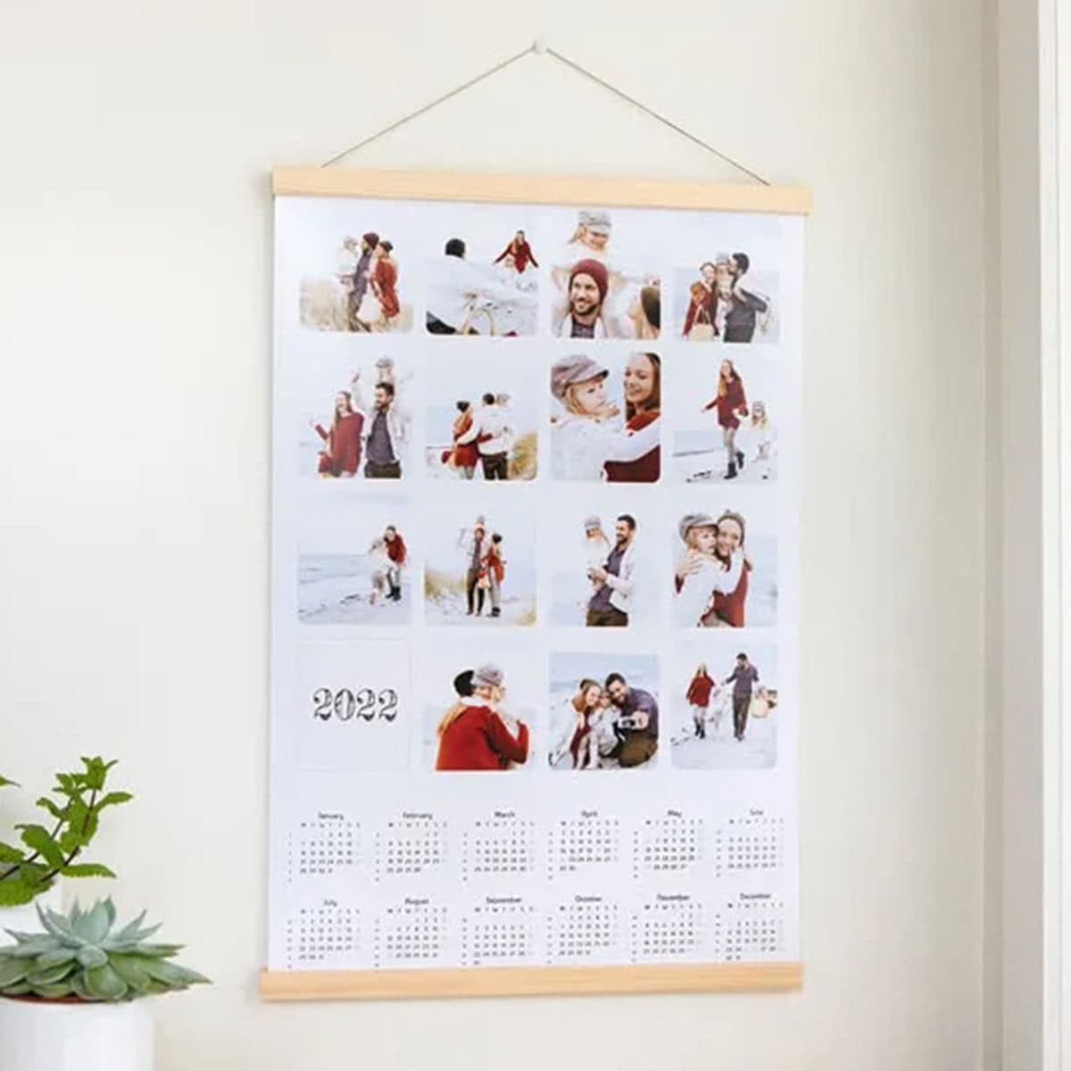 smartphoto Vuosisuunnitelma ripustimella 40 x 60 cm Puu – smartphoto