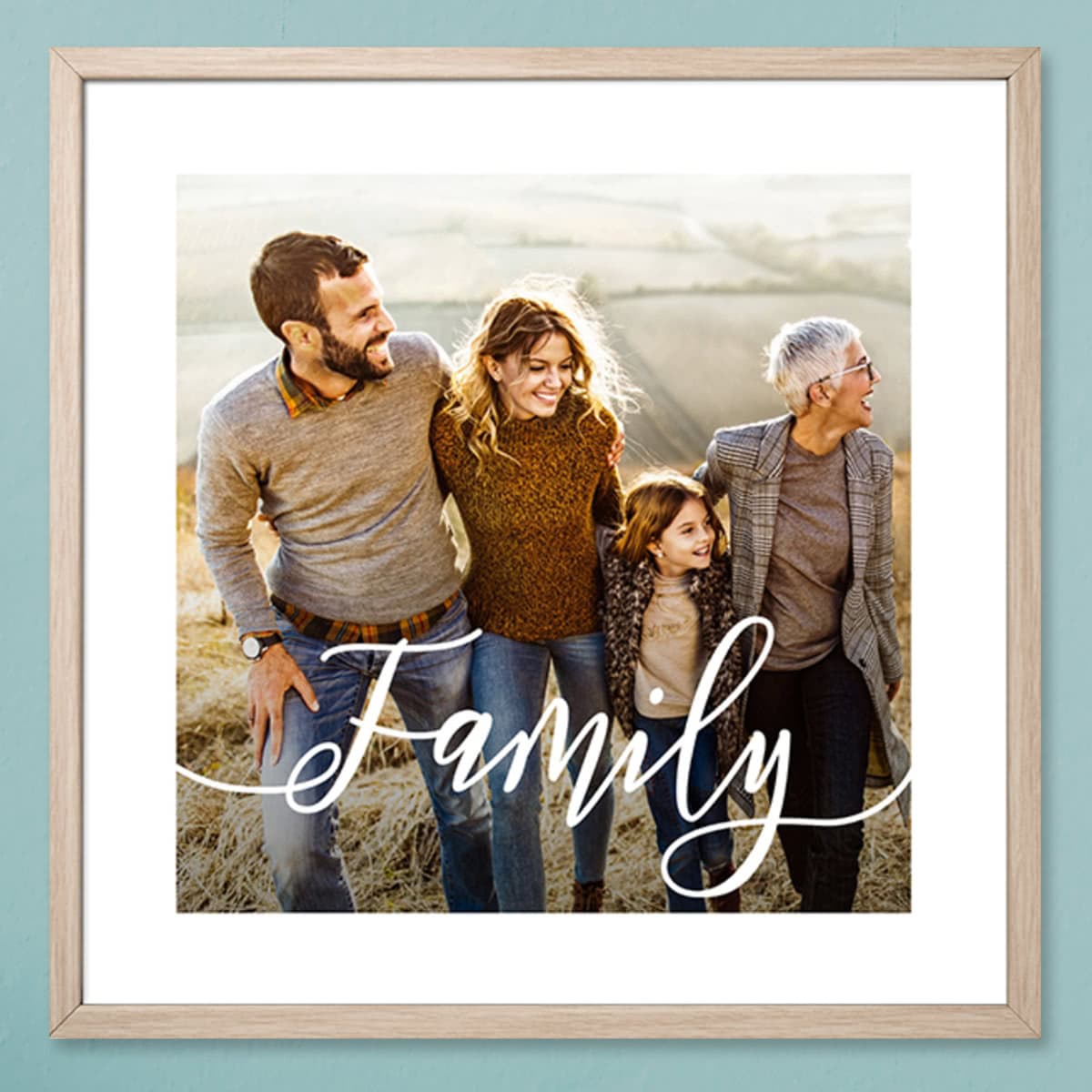 smartphoto Luonnollinen kehys 40 x 40 cm – smartphoto