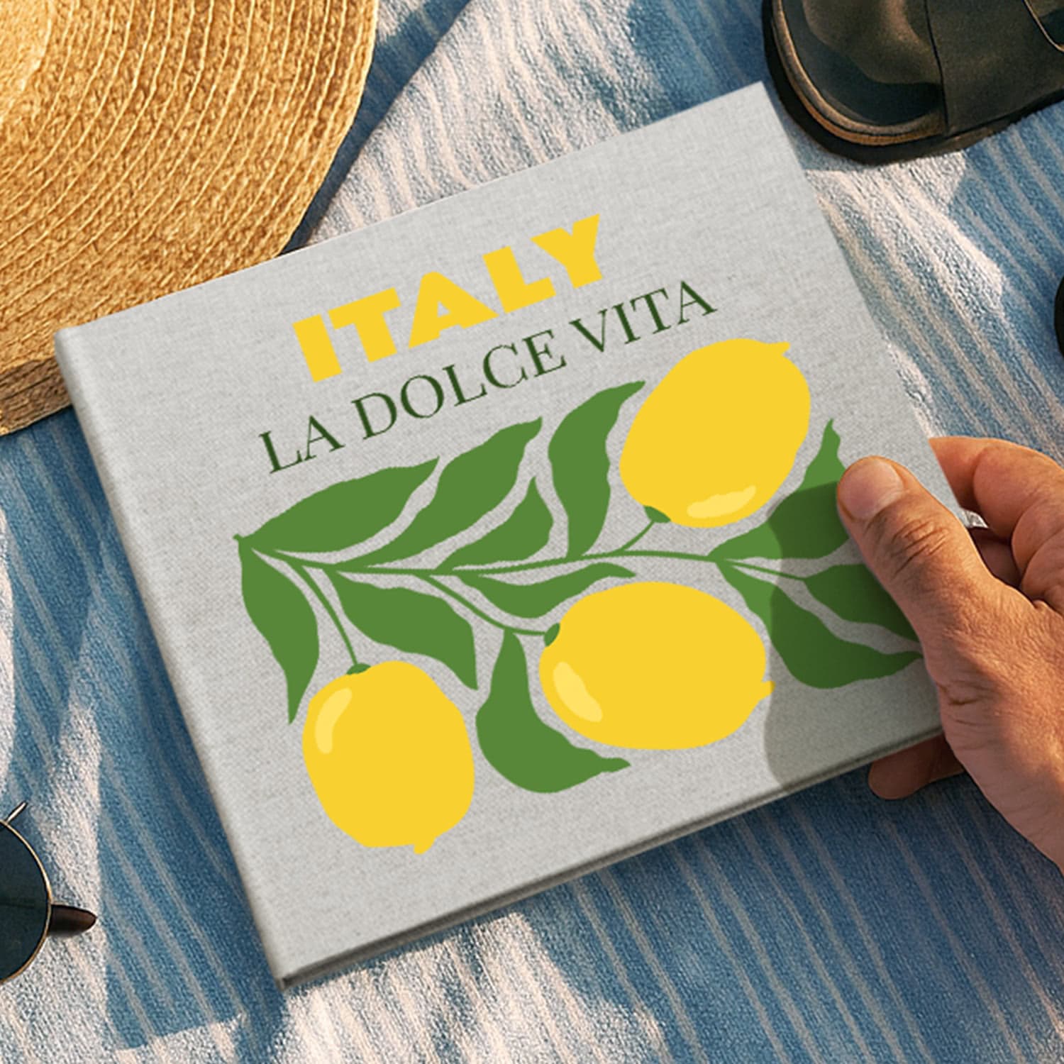 smartphoto Kuvakirja Large Nelikulmainen - Kova kansi pellava kuvalla – smartphoto