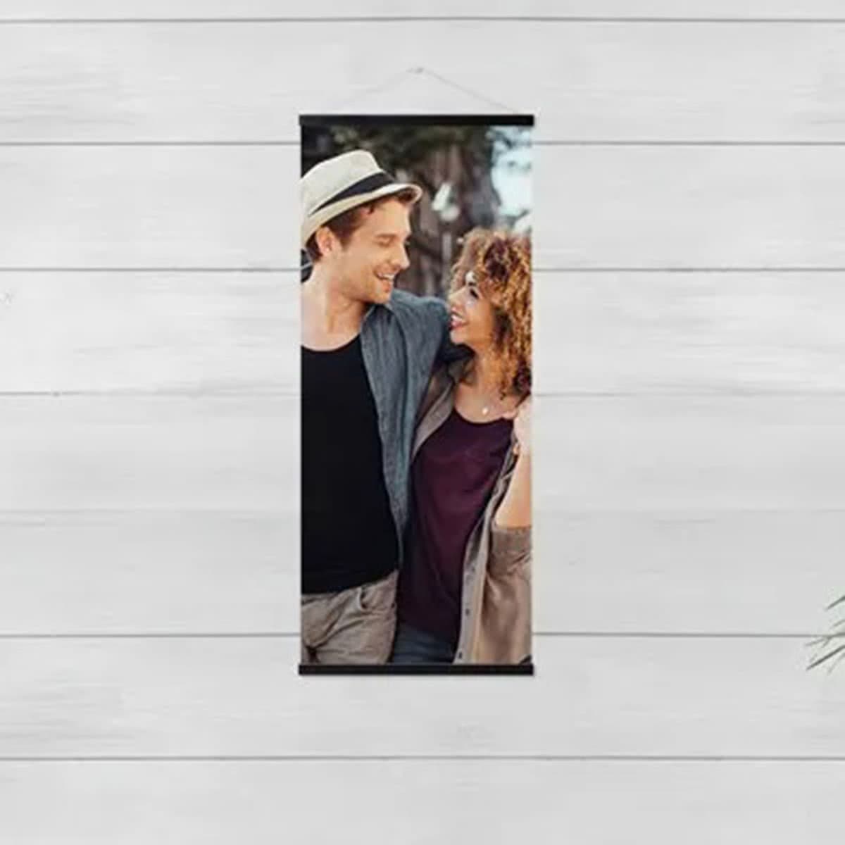 smartphoto Valokuvajuliste ripustimella 40 x 105 cm Musta – smartphoto
