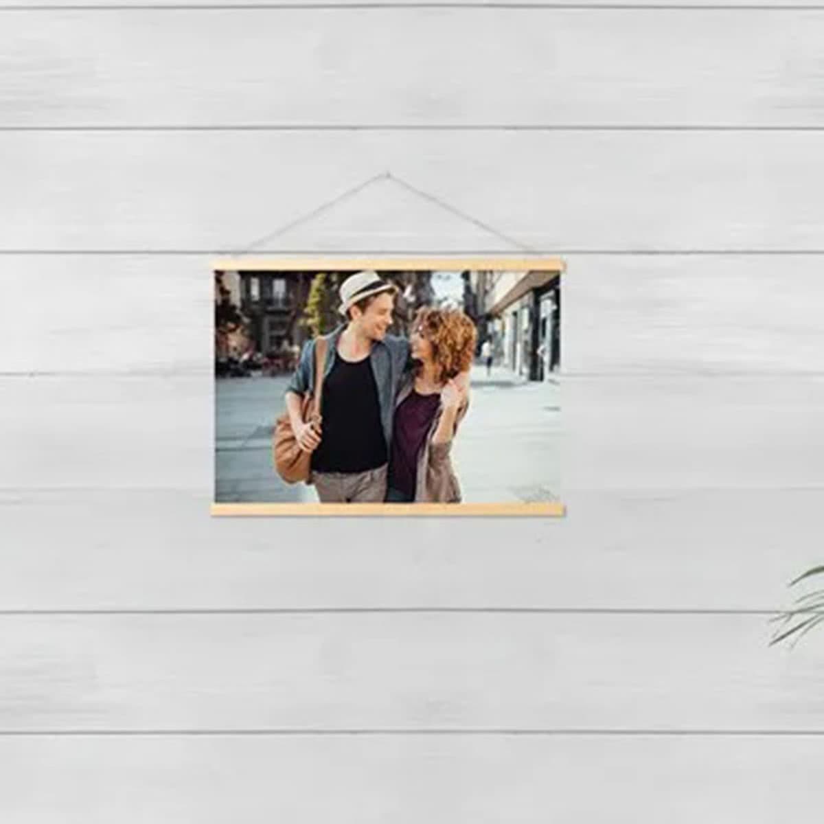 smartphoto Valokuvajuliste ripustimella 60 x 40 cm Puu – smartphoto