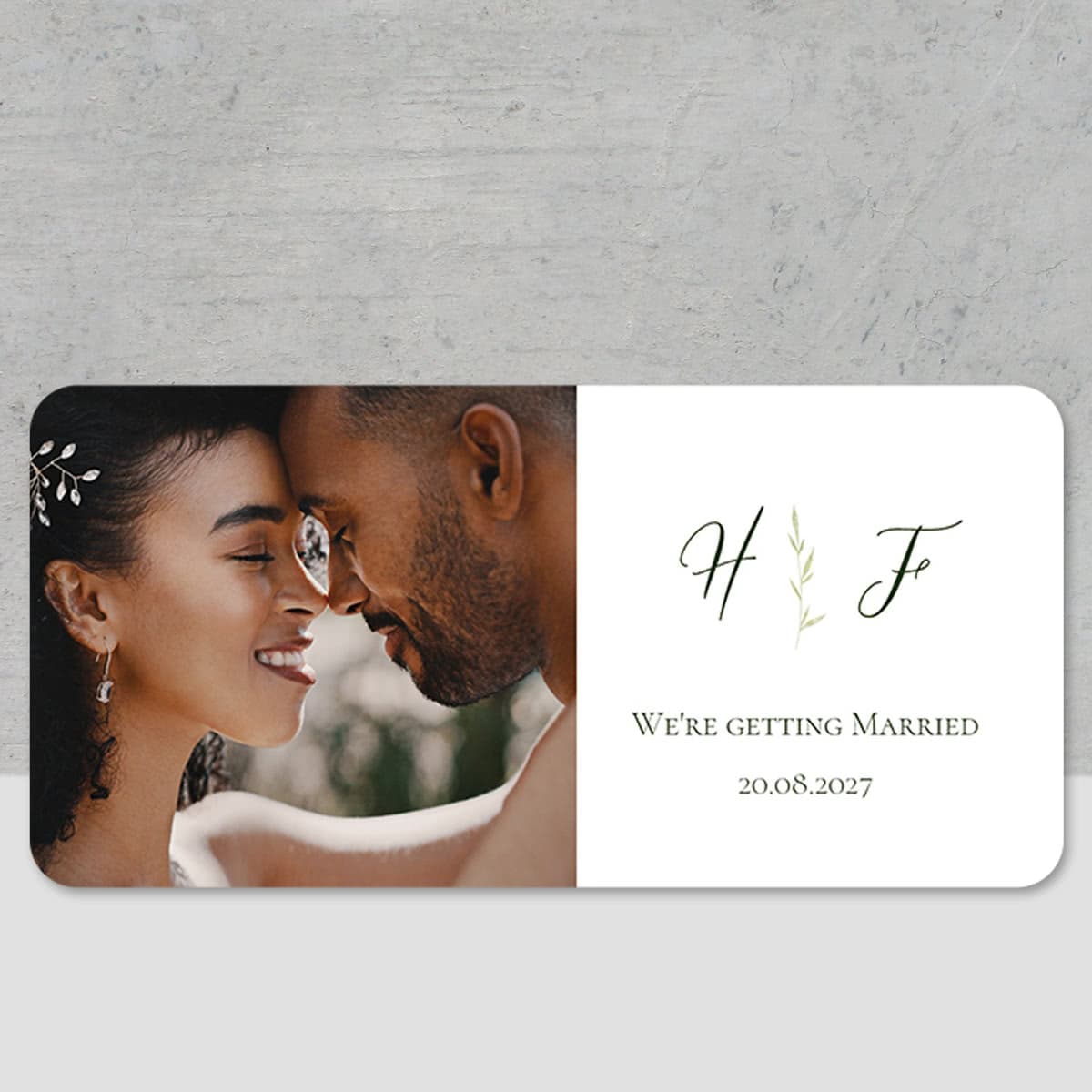 smartphoto Klassiset Kuvakortit Panoraama vaaka pyöristetyillä kulmilla – smartphoto