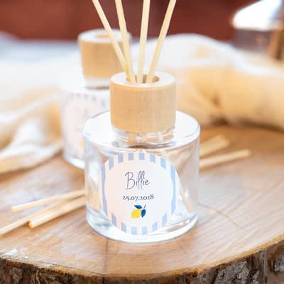 smartphoto Huonetuoksu tuoksutikuilla, musta neliönmallinen - 12 kpl – smartphoto