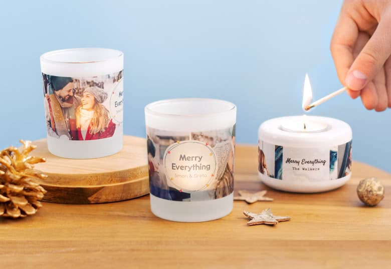 smartphoto Lämpökynttilöiden telineet himmeästä lasista pienet - 2 kpl – smartphoto