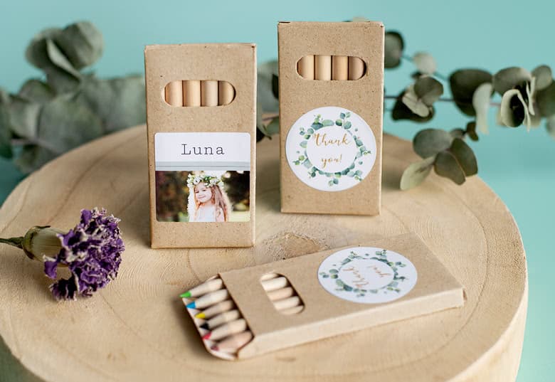 smartphoto Värikynät (12 kpl) Neliön muotoiset tarrat – smartphoto