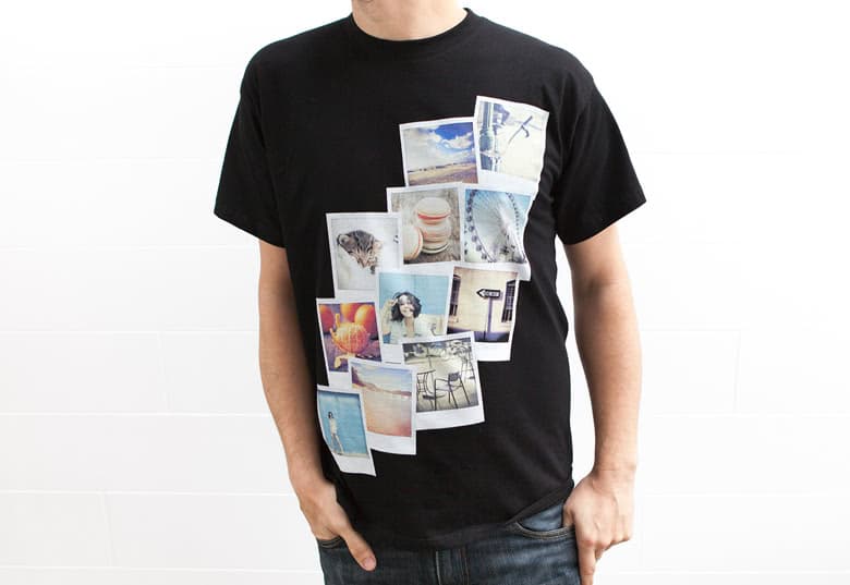 smartphoto T-paita kuvalla musta L – smartphoto