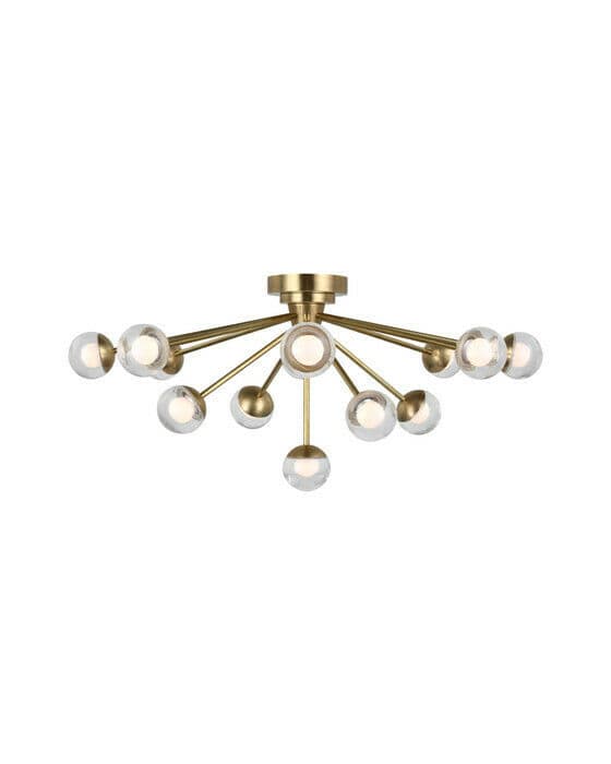 Alloway 30" Flush Mount Soft Brass – Visual Comfort