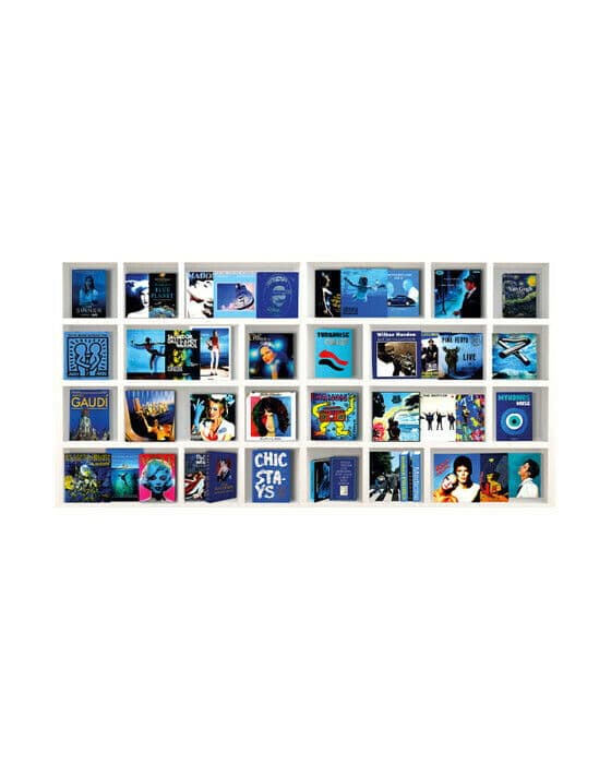 A Kind of Blue, White Frame – Cobra Art