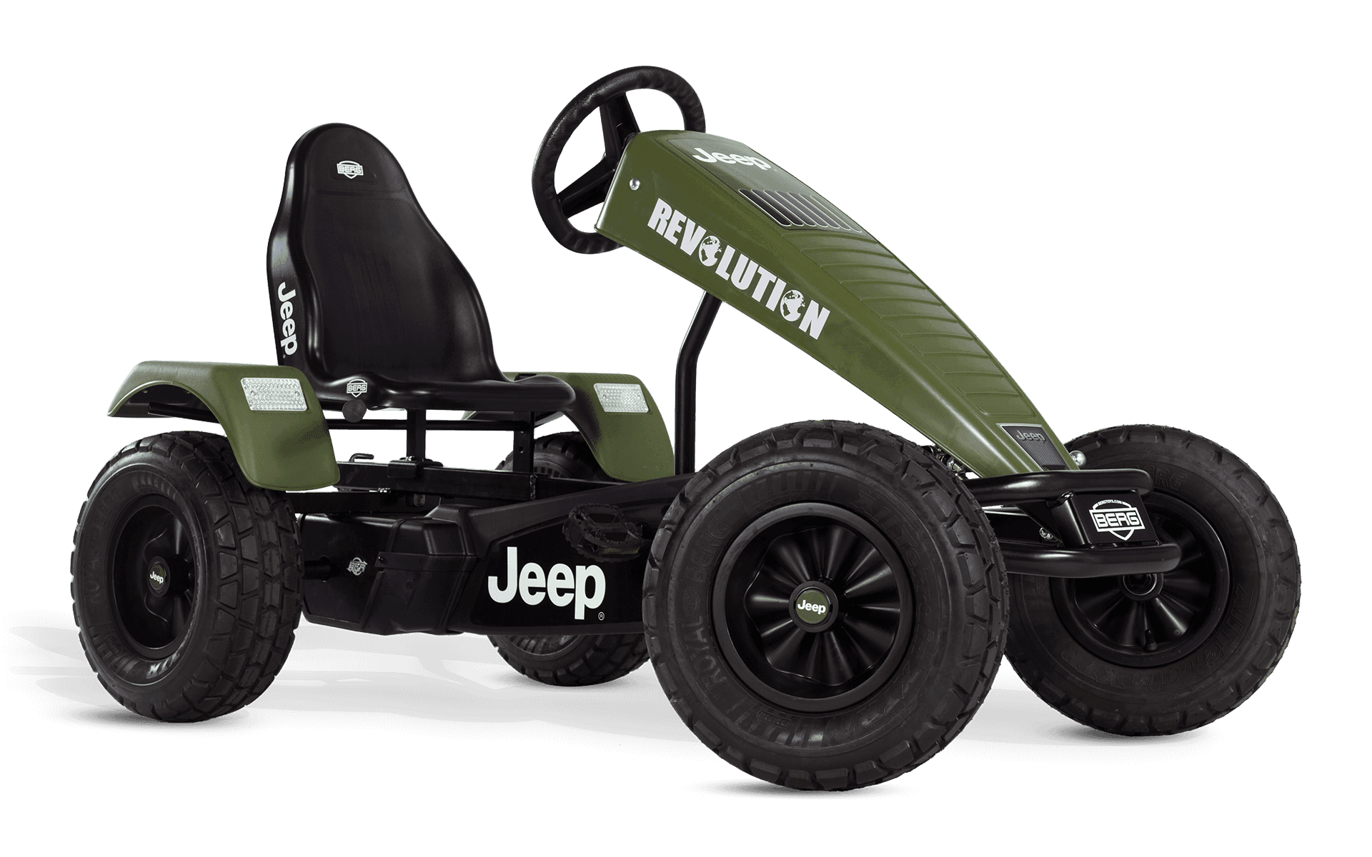BERG Jeep® Revolution XXL BFR - Polkuauto 5+ vuotta - Vihreä - Erittäin suuri (XXL-BFR) – BERG