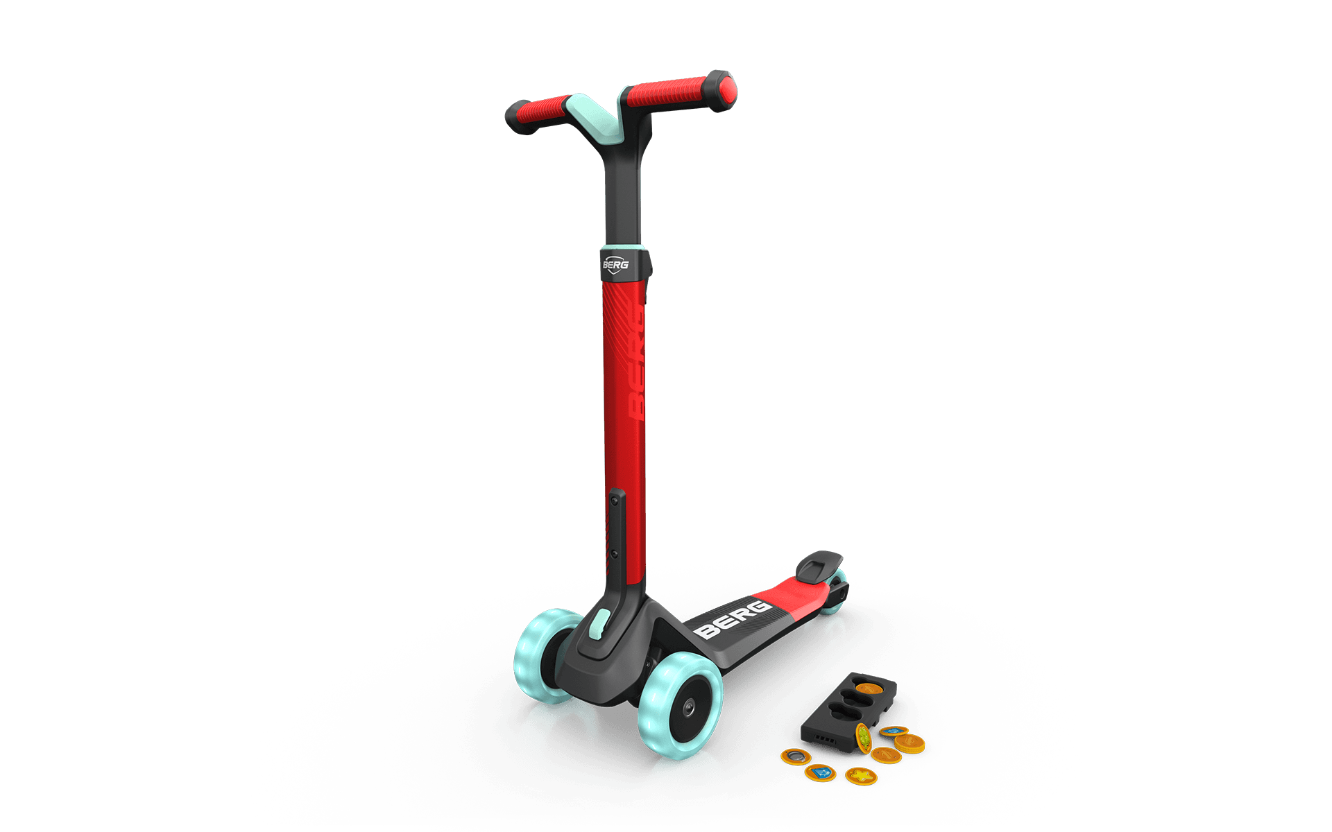 BERG Nexo Foldable Lights Magnet-deck Red – BERG