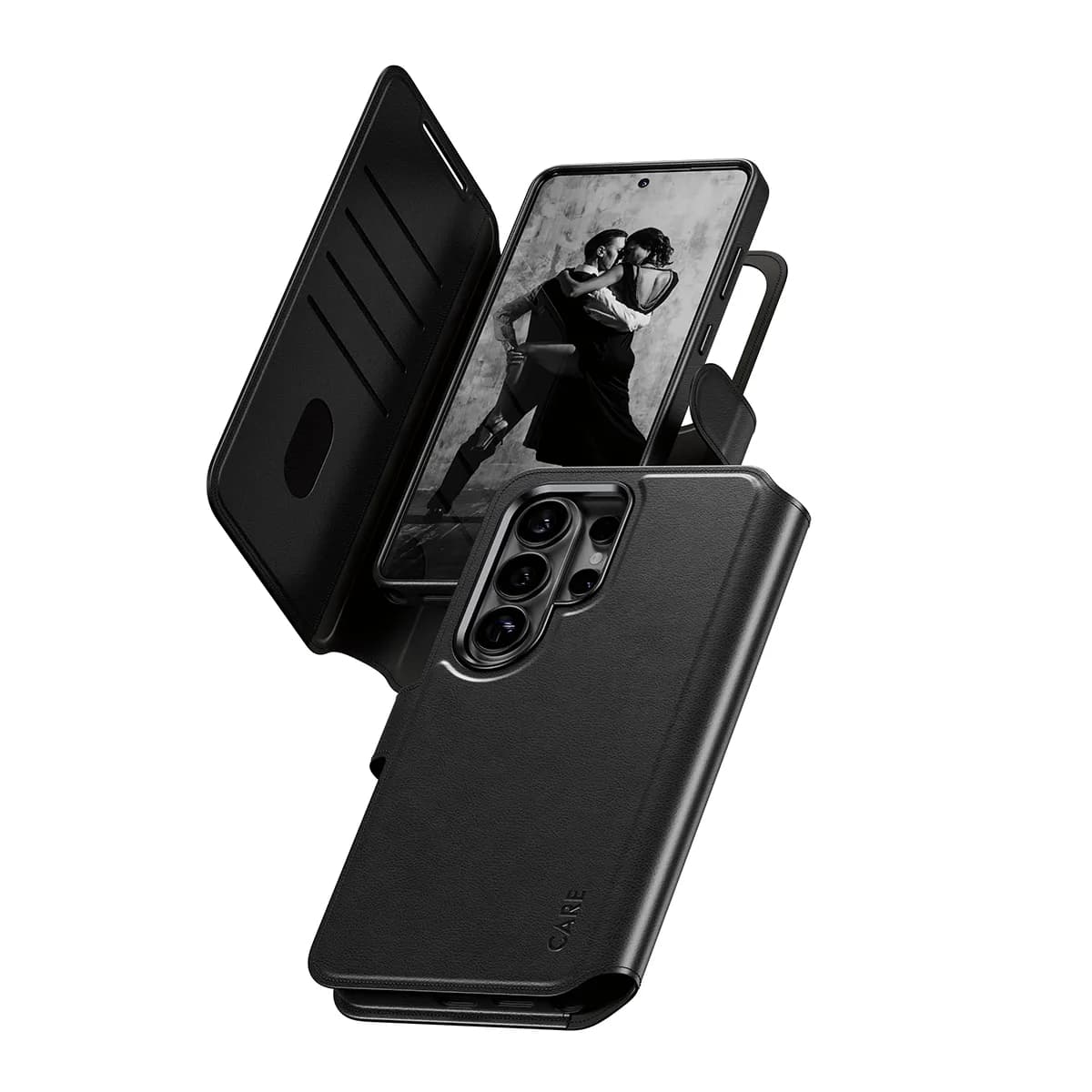 PanzerGlass CARE Tango, Galaxy S26 Ultra - 2-in-1 lompakkokotelo, läpinäkyvä – Panzerglass