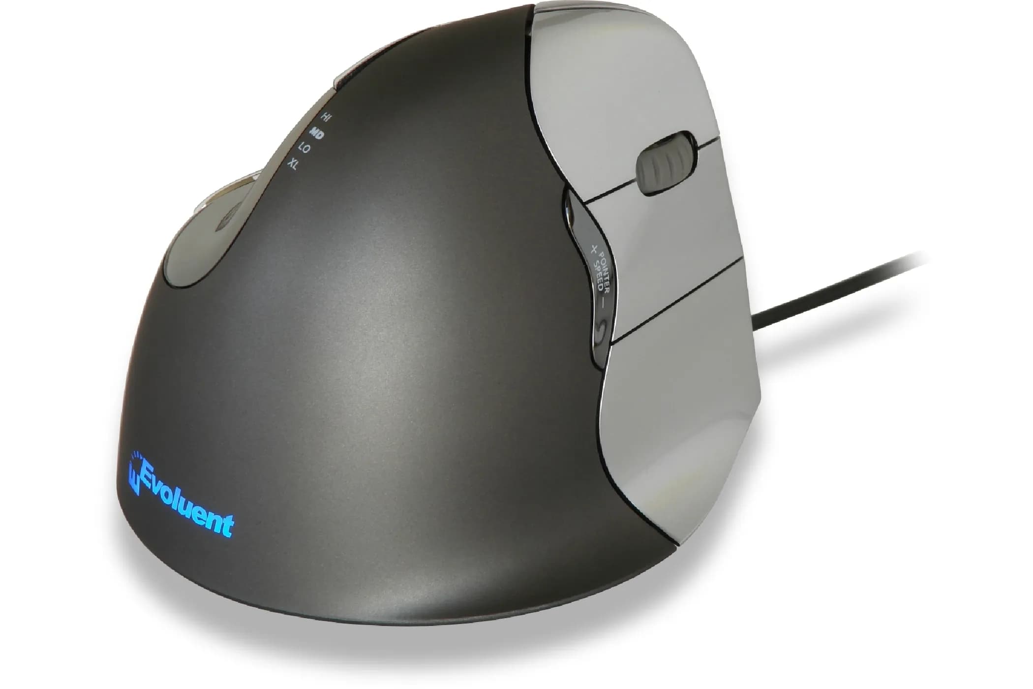 Evoluent VerticalMouse 4 -langallinen ergonominen hiiri, musta – Evoluent