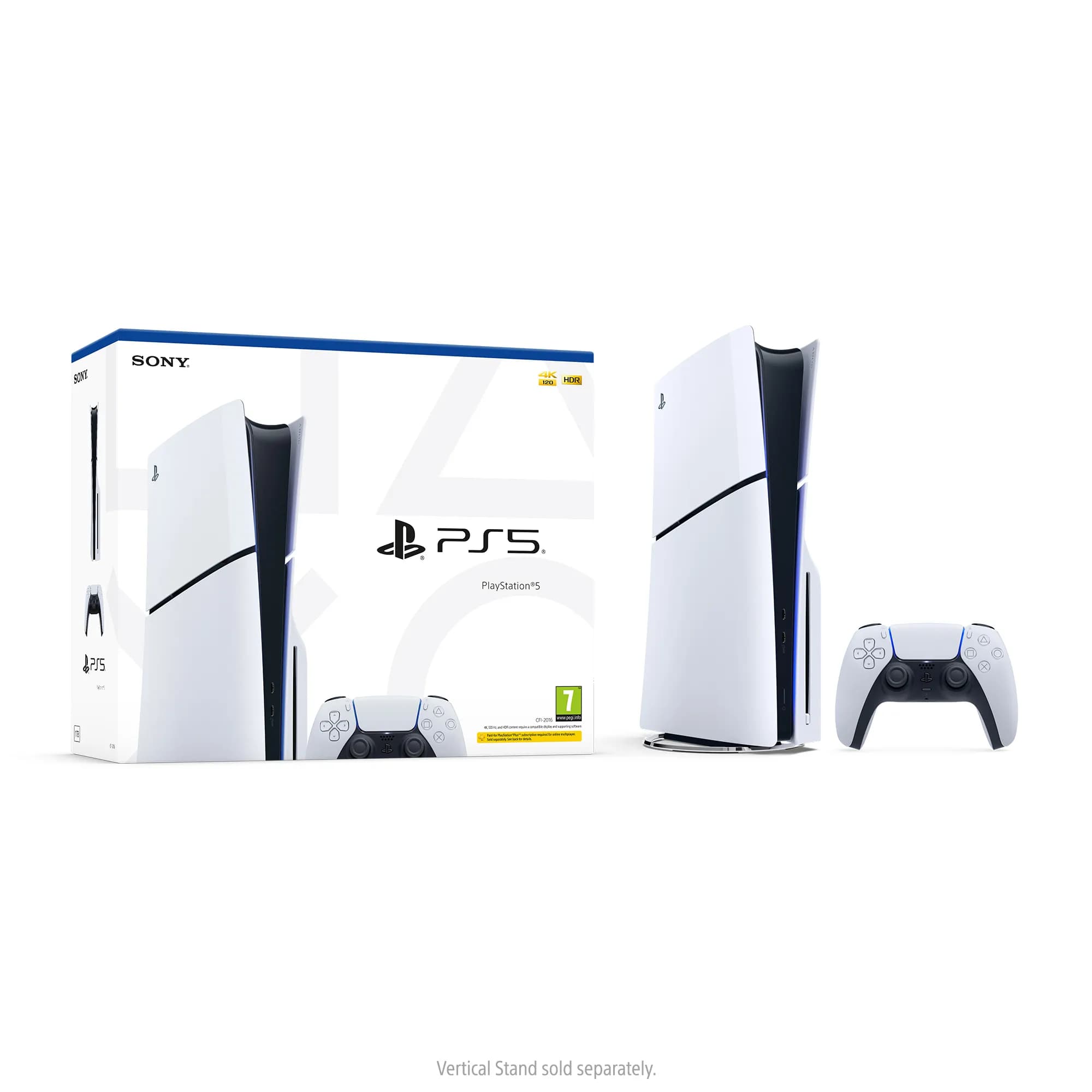 Sony PlayStation 5 Slim 1 Tt SSD -pelikonsoli, valkoinen – Sony