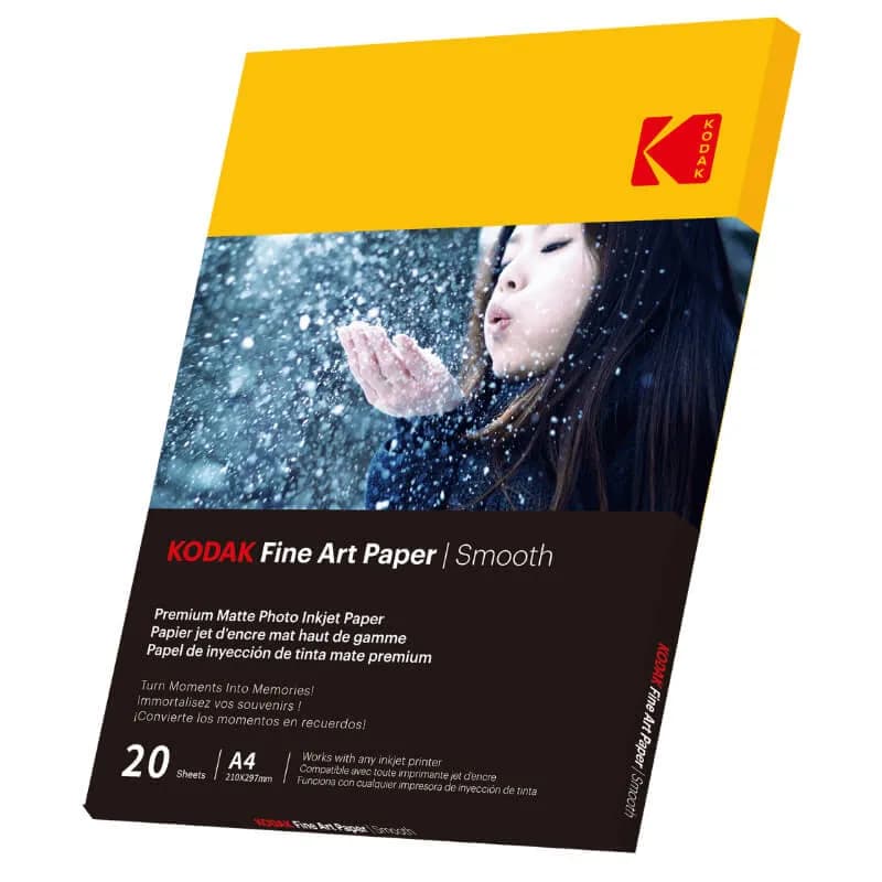 KODAK 21x29,7cm Matt Smooth Photo Paper – Kodak