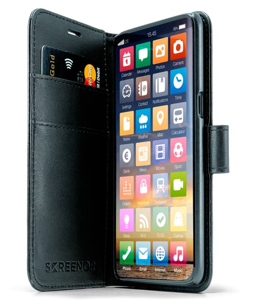 Screenor Smart, iPhone 17 Pro -suojakotelo, Musta – SCREENOR