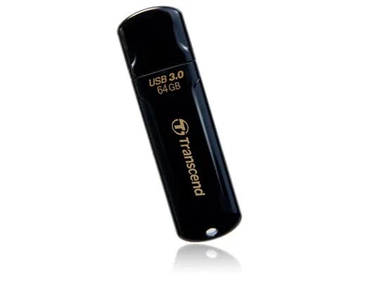 Transcend JetFlash 700 USB 3.1 Gen 1 64 Gt -muistitikku, musta – Transcend