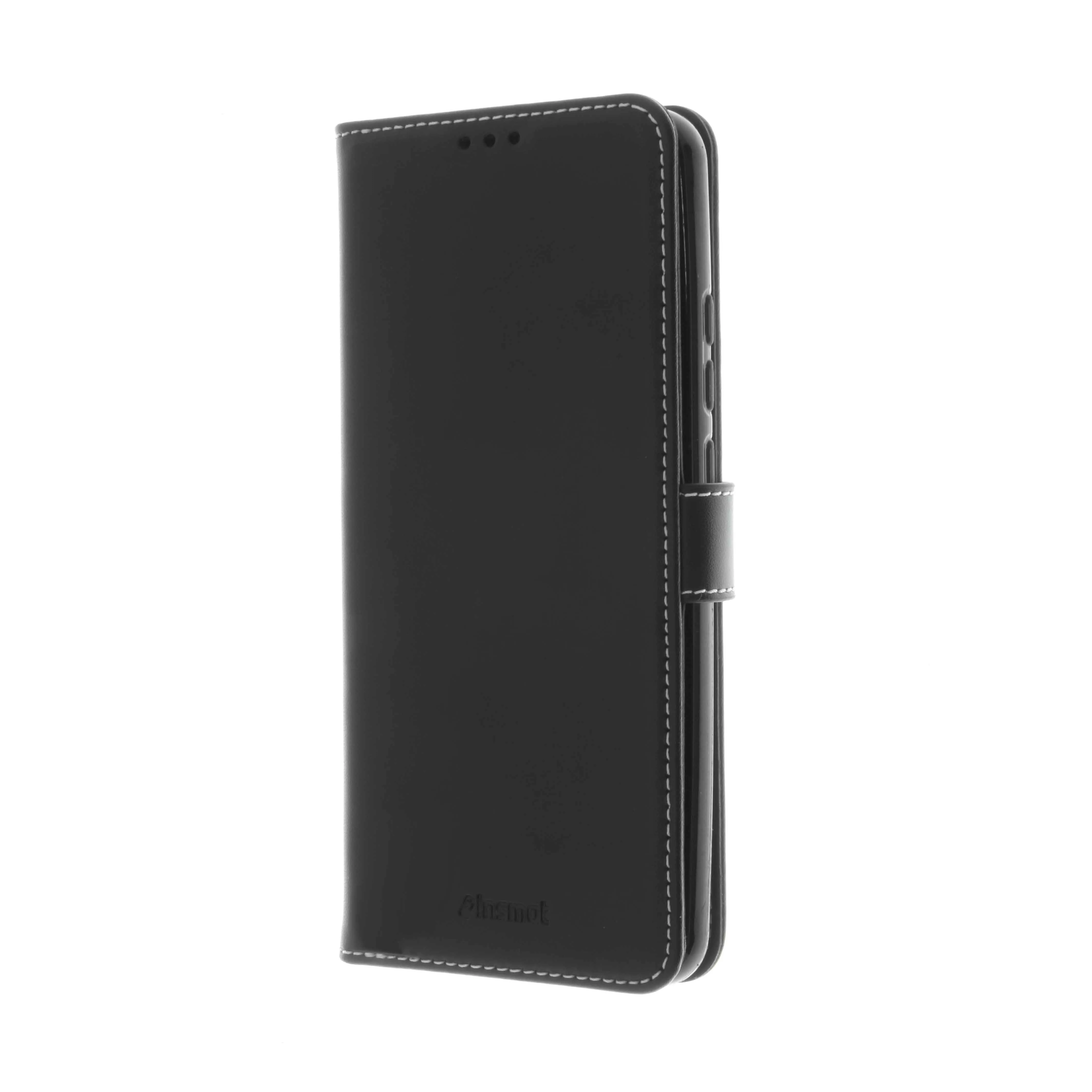 Insmat Exclusive Flip Case, Redmi 9A/9AT -lompakkokotelo, Musta – Insmat