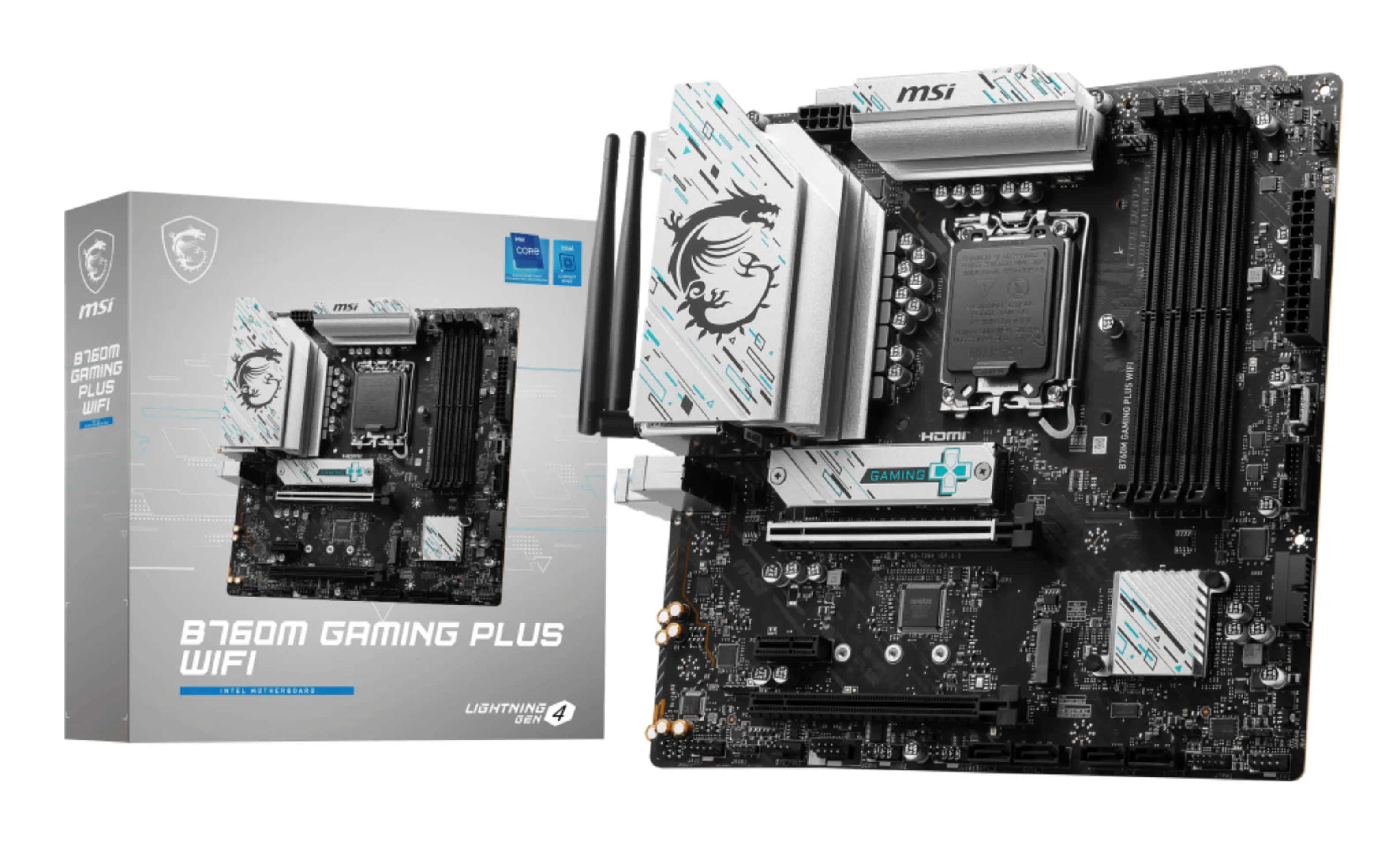 MSI B760M GAMING PLUS WIFI LGA1700 mATX -emolevy – MSI