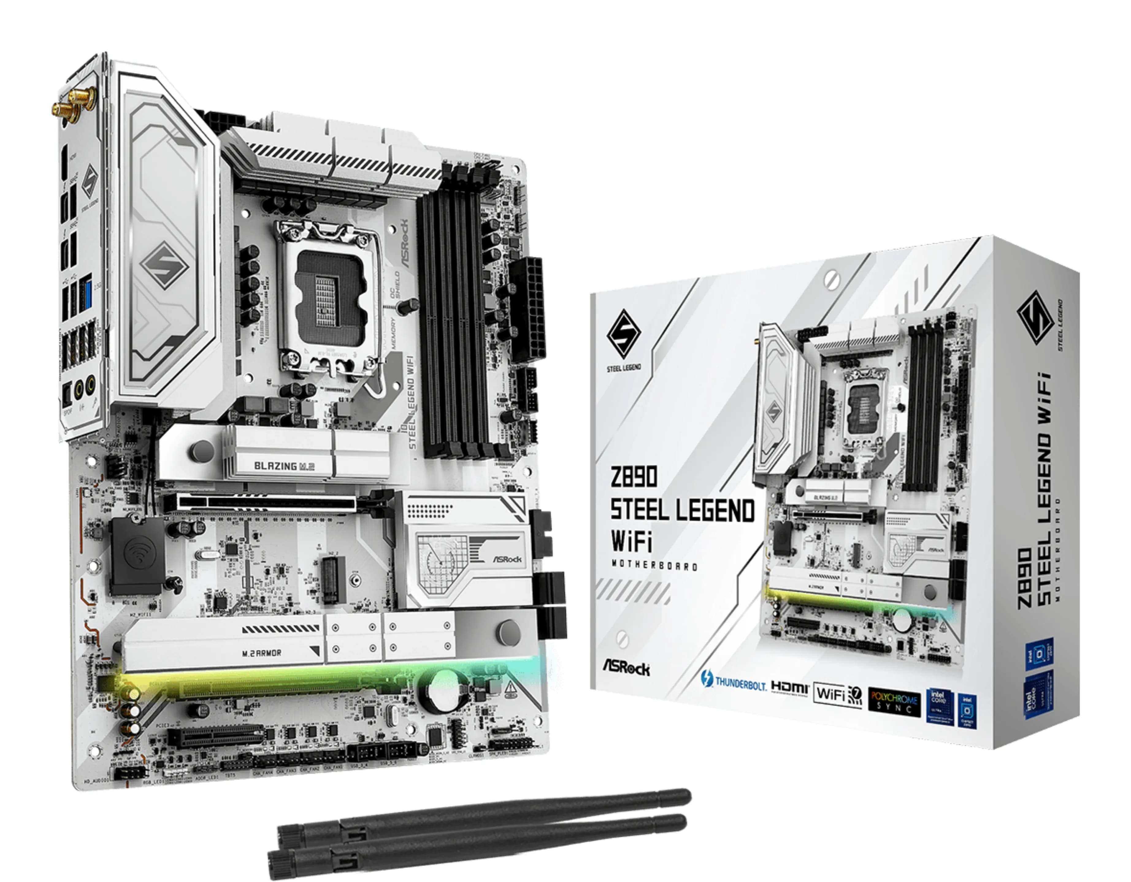 ASRock Z890 Steel Legend WiFi 7 LGA1851 ATX -emolevy – ASRock