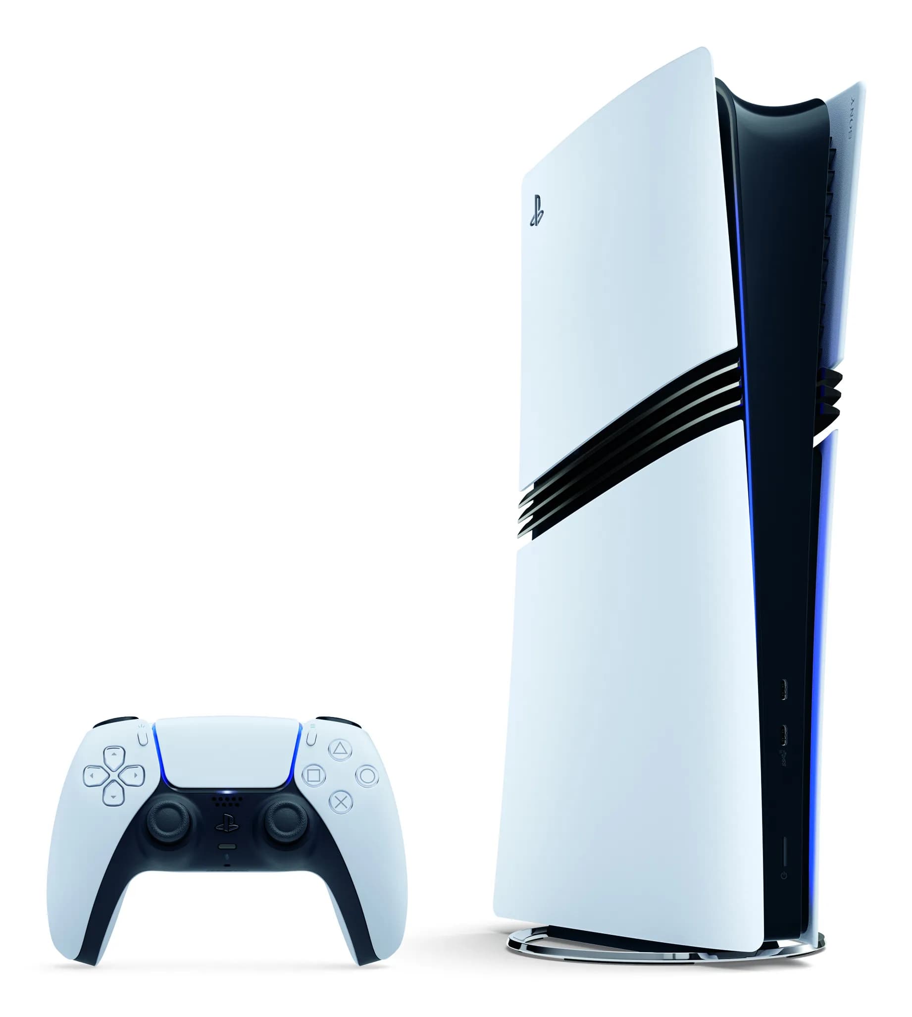 Sony PlayStation 5 Pro Digital 2 Tt SSD -pelikonsoli, musta, valkoinen – Sony