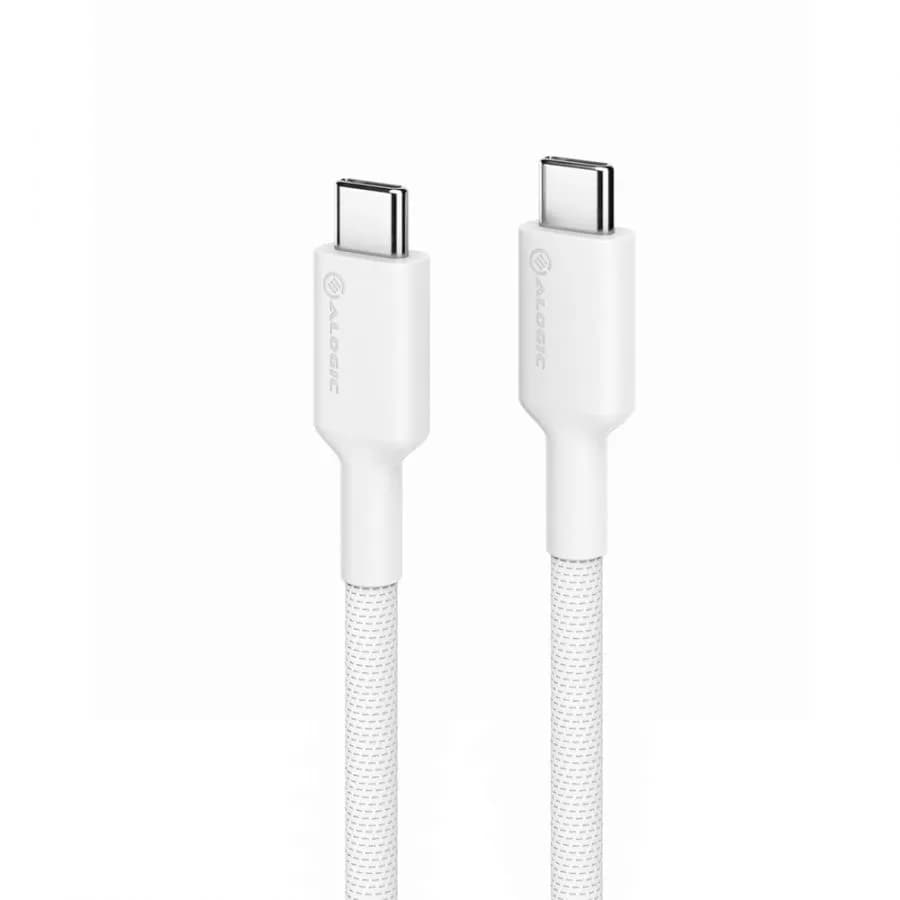 ALOGIC Elements Pro USB-C -kaapeli, 1 m, valkoinen – Alogic