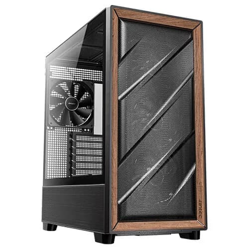 Antec Flux -miditornikotelo ikkunalla, musta – ANTEC