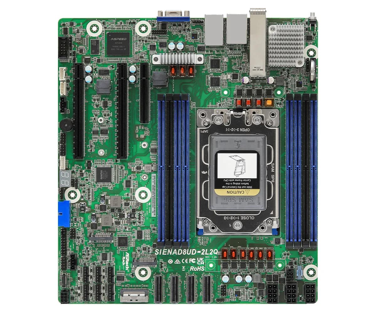 ASRock Rack SIENAD8UD-2L2Q SP6 Deep Micro-ATX -emolevy – ASRock