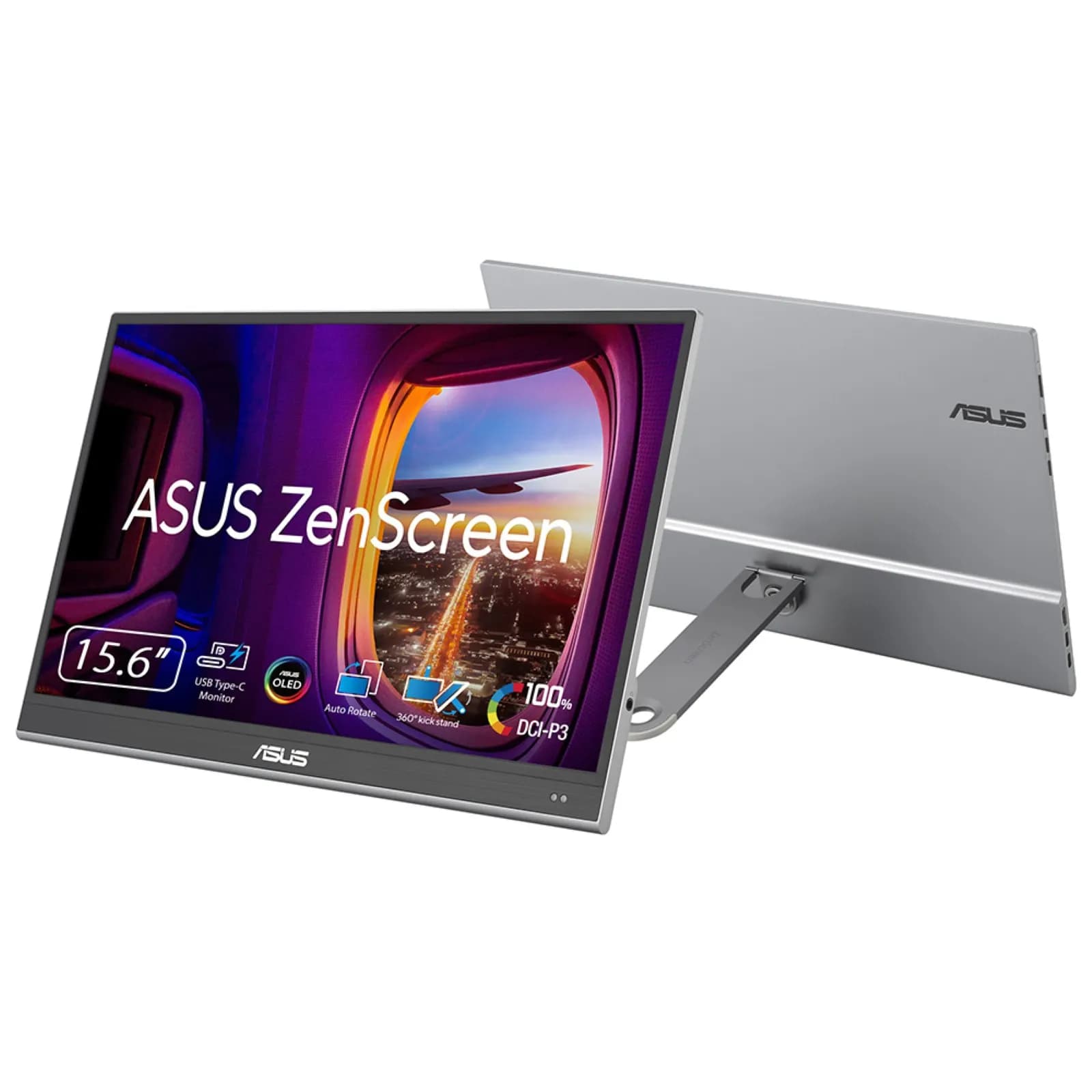 ASUS ZenScreen OLED MQ16AHE 15.6" Full HD, OLED -kannettava näyttö – ASUS