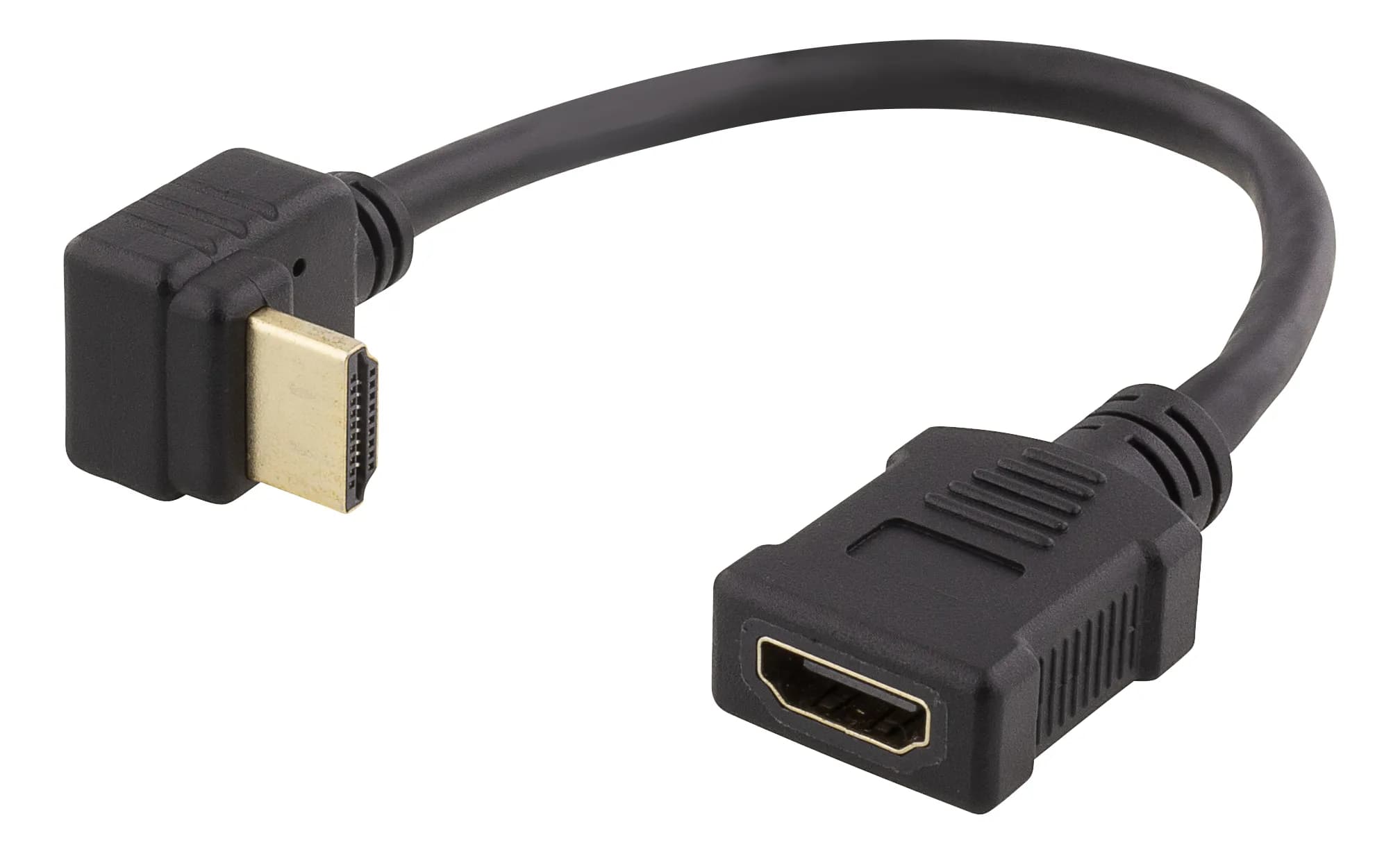 Deltaco HDMI – HDMI 1.4 -kaapeli, 0,2 m, Musta – Deltaco