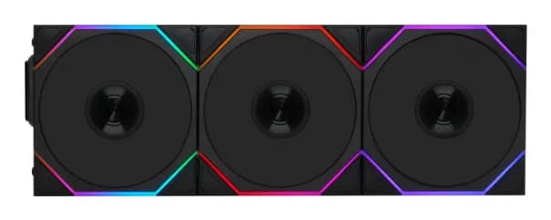Lian Li UNI FAN TL Wireless Reverse Blade, 120 mm, PWM, nestelaakeri, ARGB -tuuletinsarja, 3 kpl, musta – Lian-Li