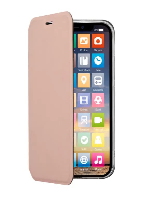 Screenor Clever, iPhone 15 -suojakotelo, Ruusu – SCREENOR