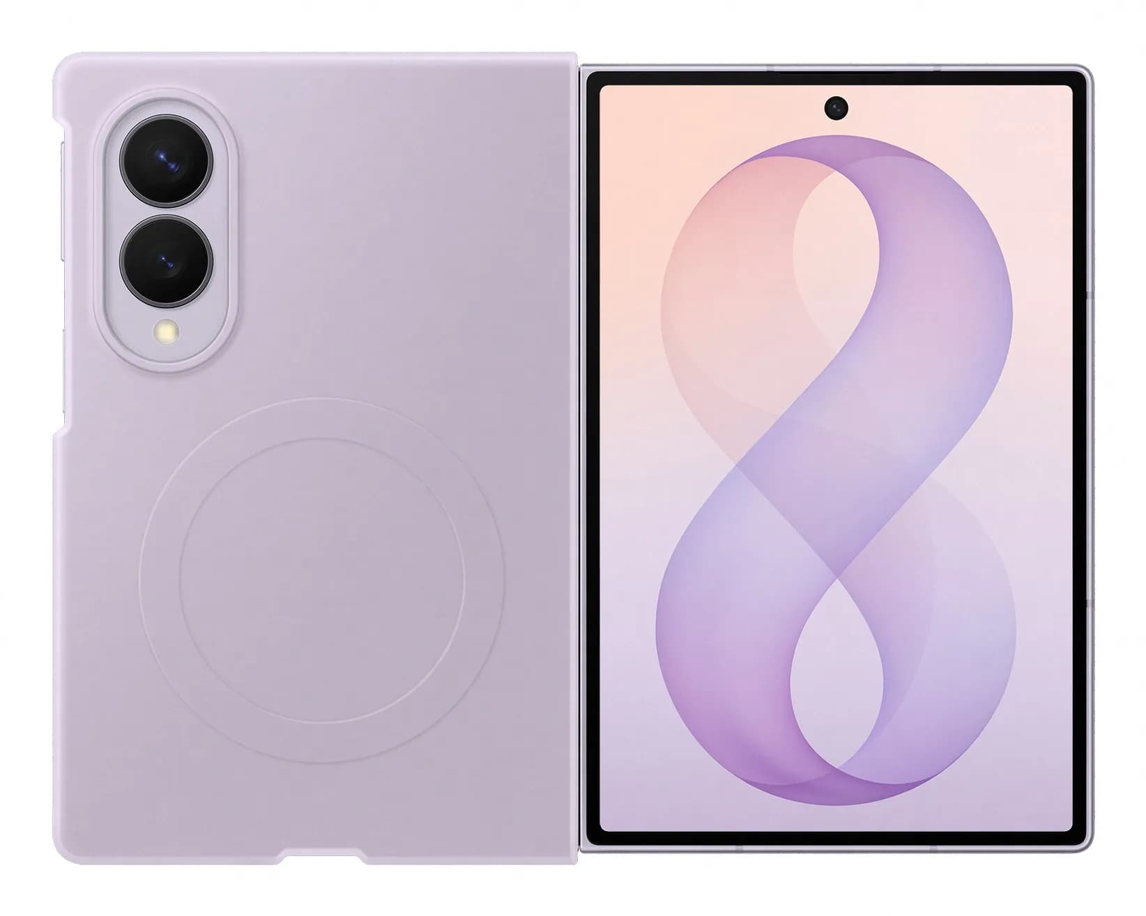 Samsung Galaxy Z Fold8 Silicone Magnet Case -silikonikuori, Laventeli – Samsung